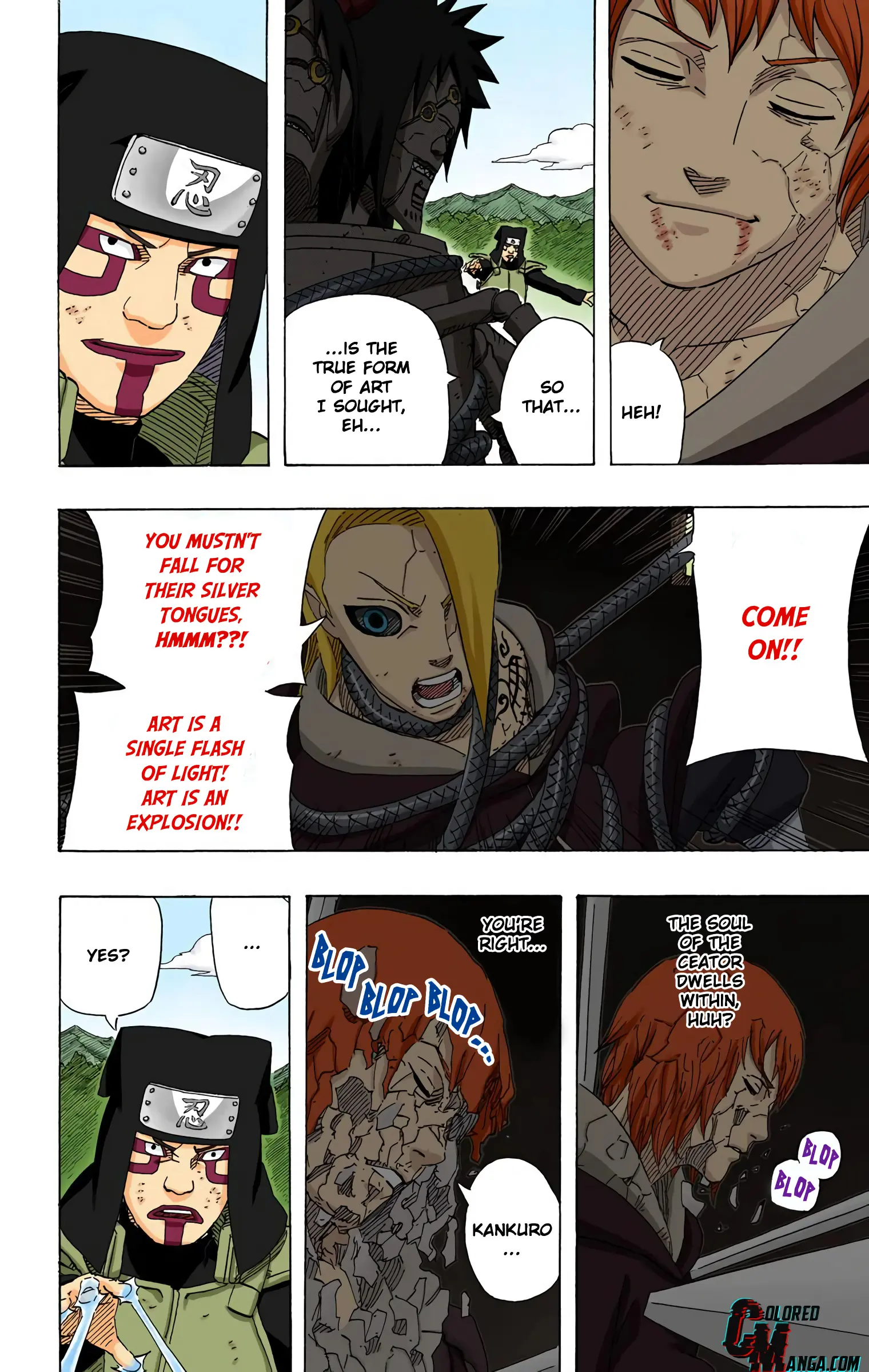 Naruto Colored Manga Online, chapter 519, page 2