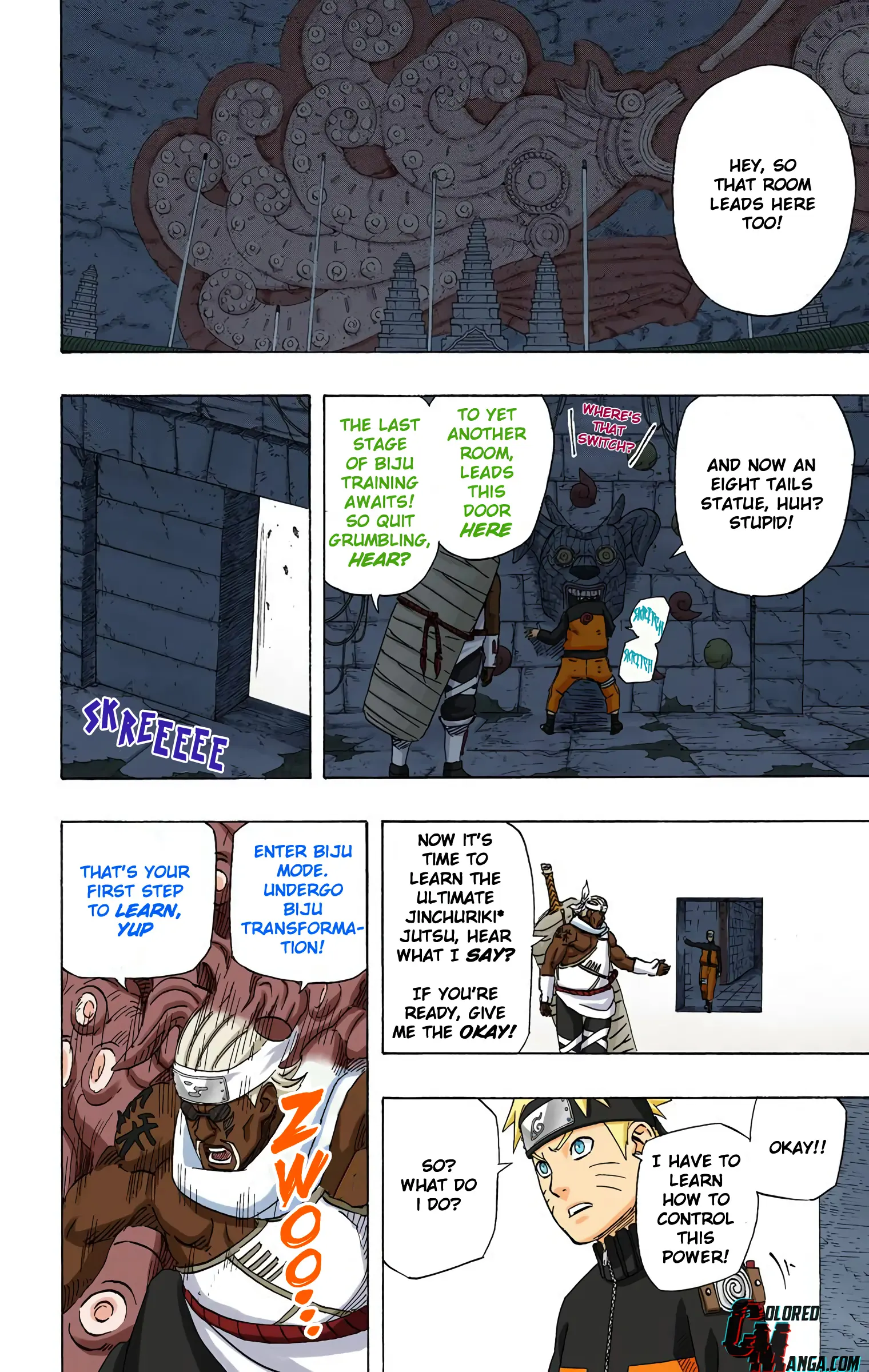 Naruto Colored Manga Online, chapter 519, page 6