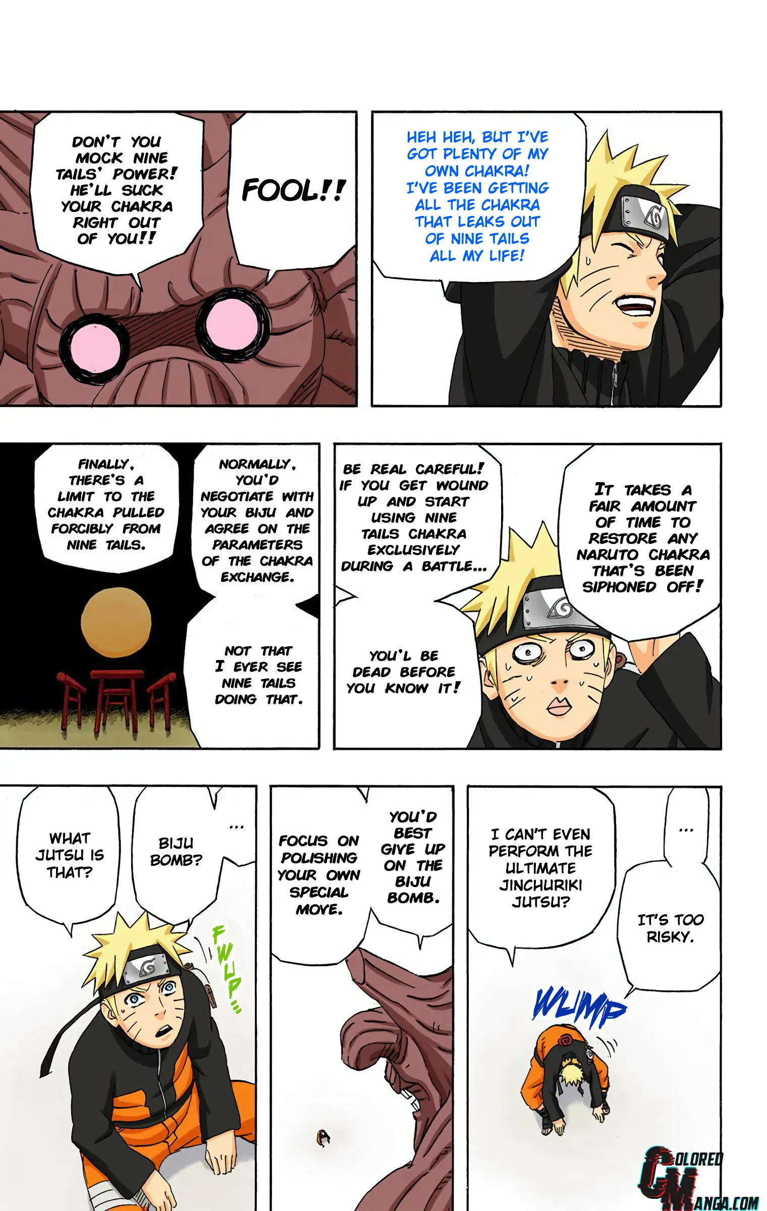 Naruto Colored Manga Online, chapter 519, page 11