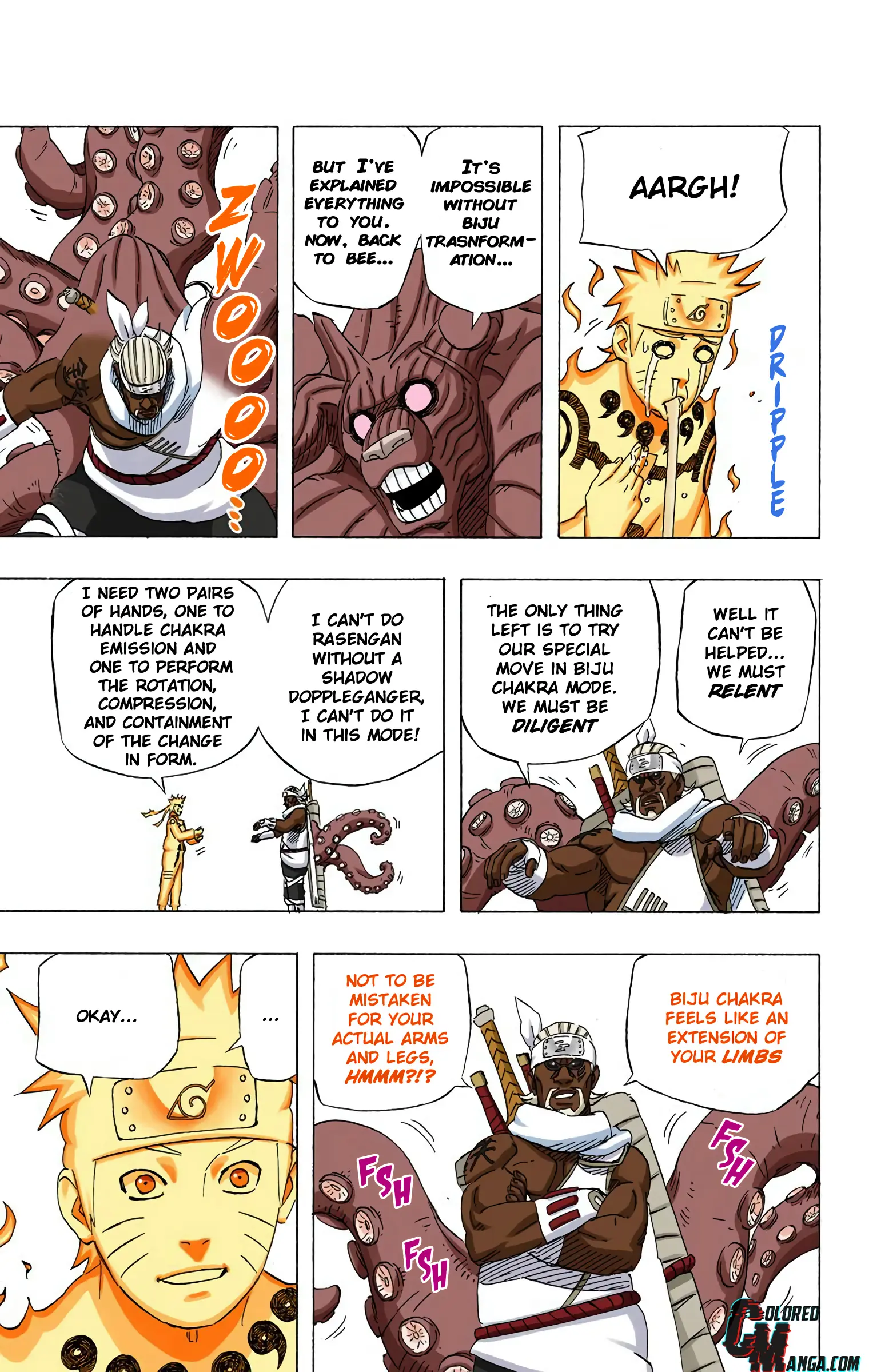 Naruto Colored Manga Online, chapter 519, page 13