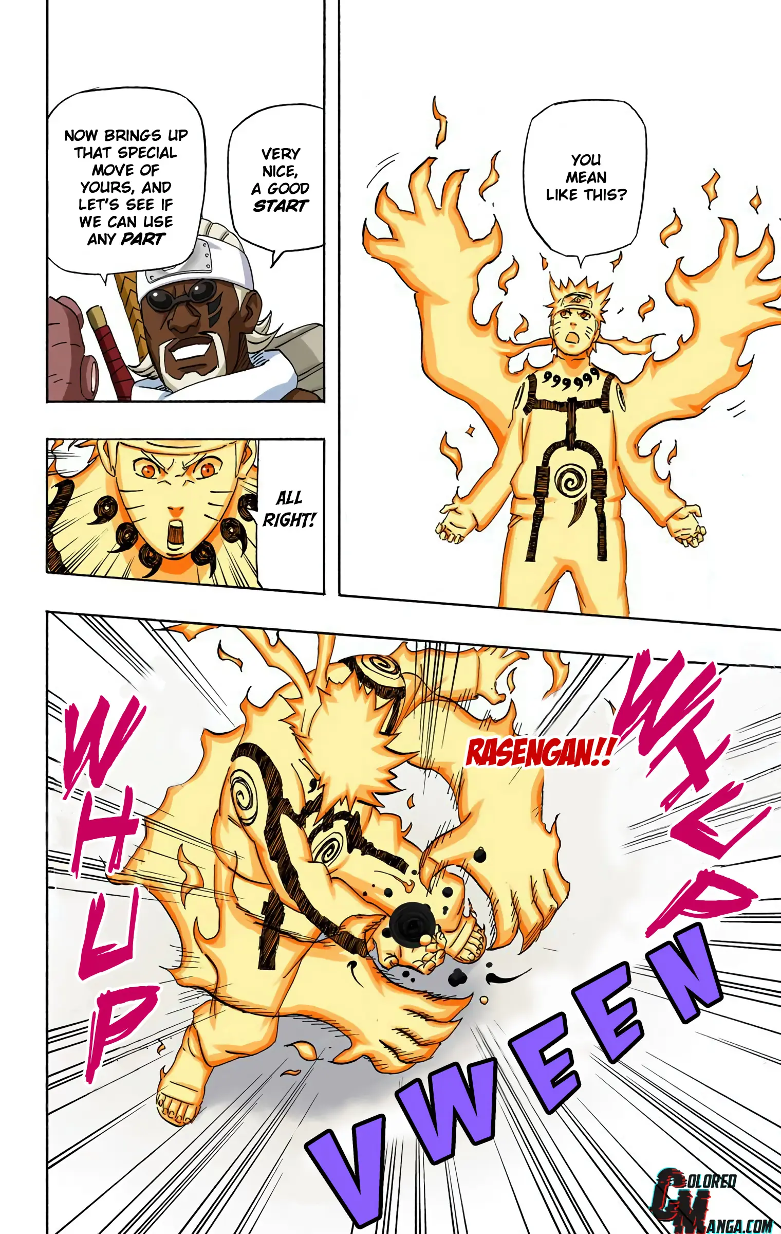 Naruto Colored Manga Online, chapter 519, page 14