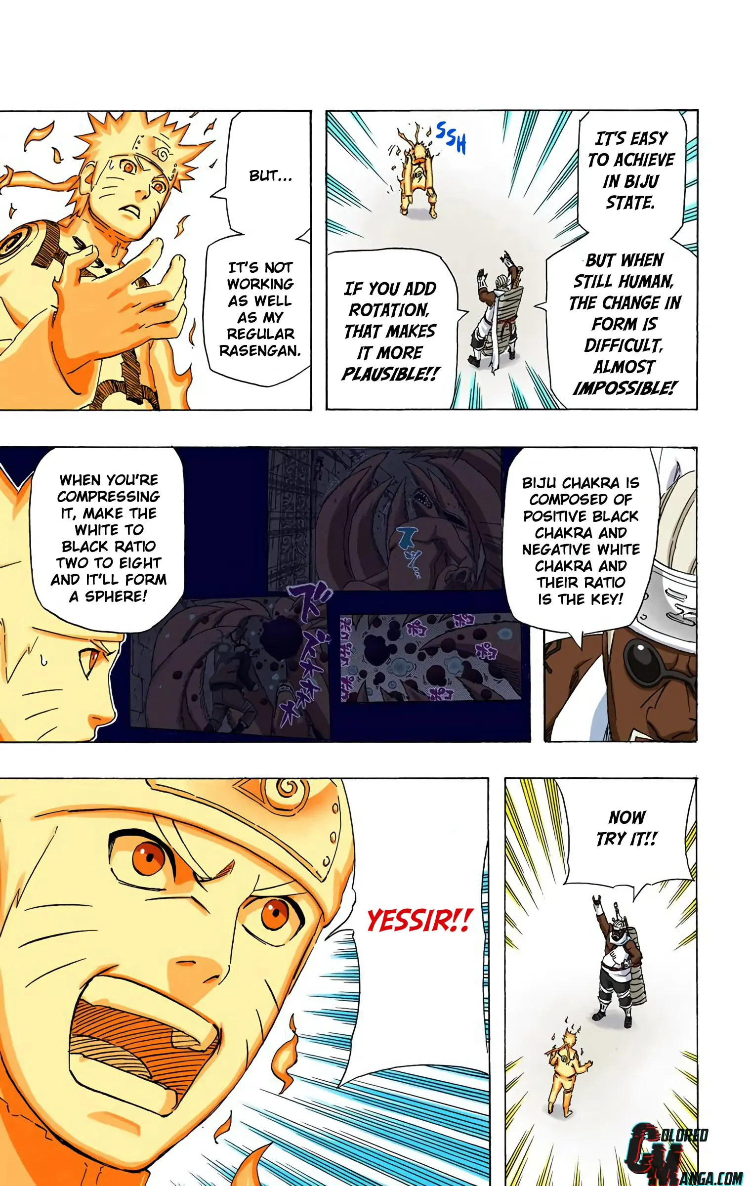 Naruto Colored Manga Online, chapter 519, page 17