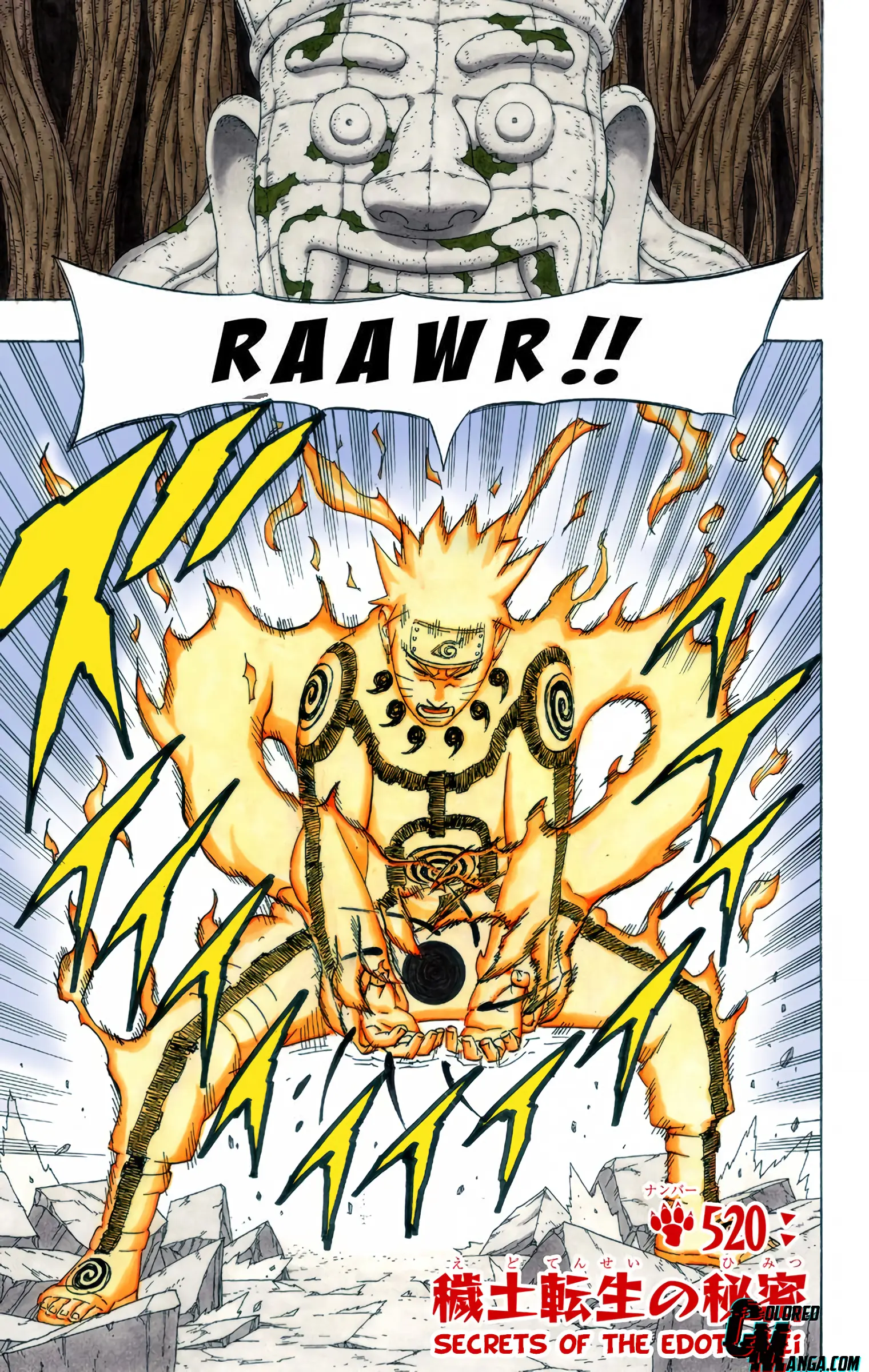 Naruto Colored Manga Online, chapter 520, page 1