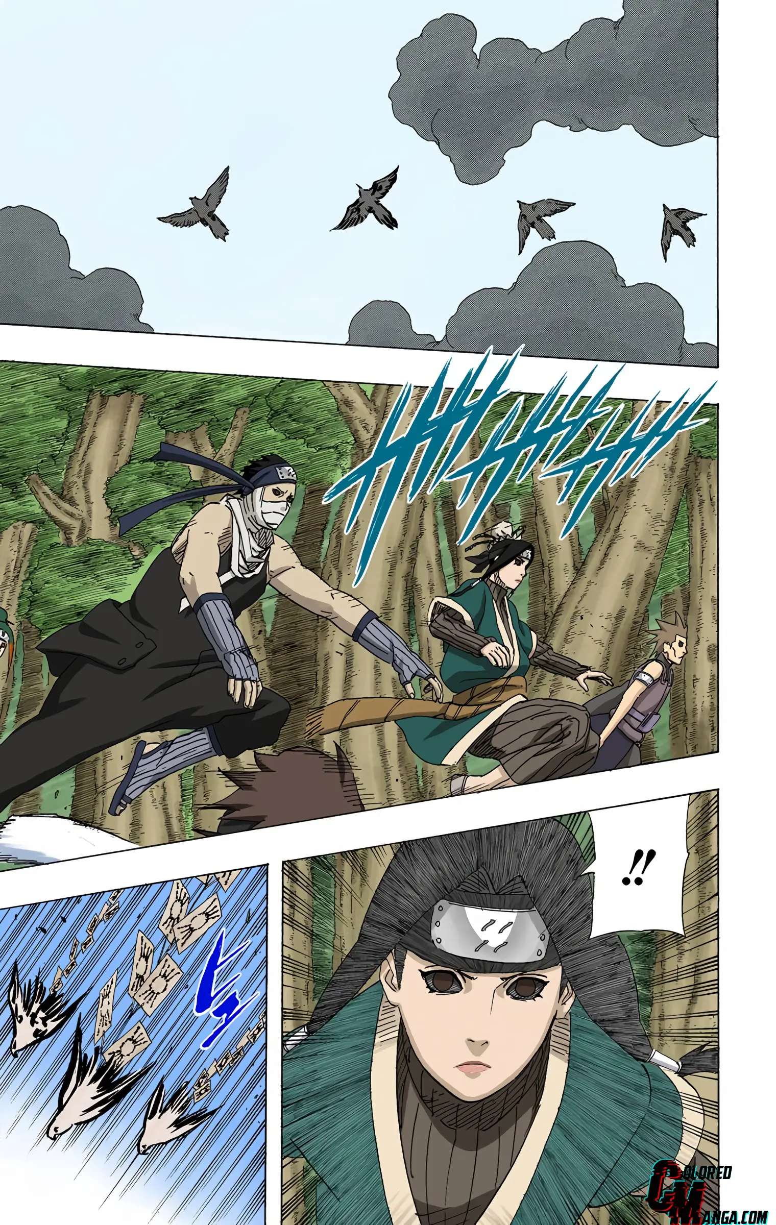 Naruto Colored Manga Online, chapter 520, page 17