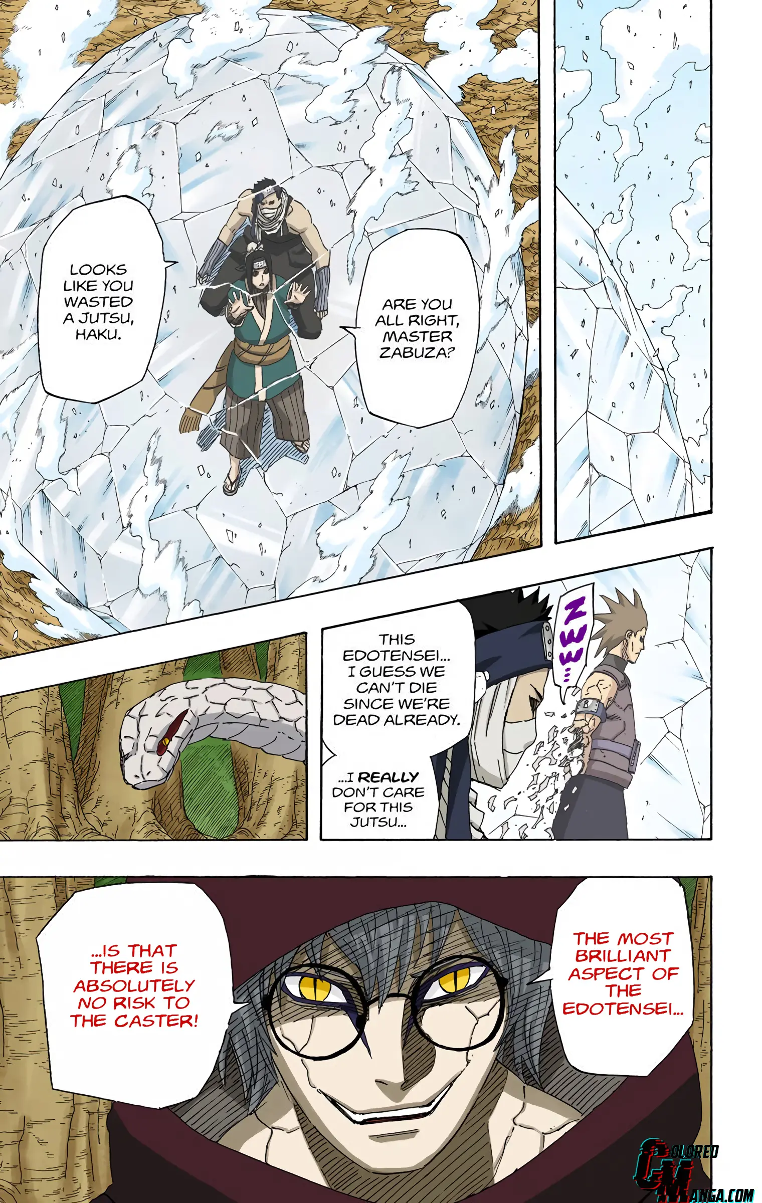 Naruto Colored Manga Online, chapter 520, page 19