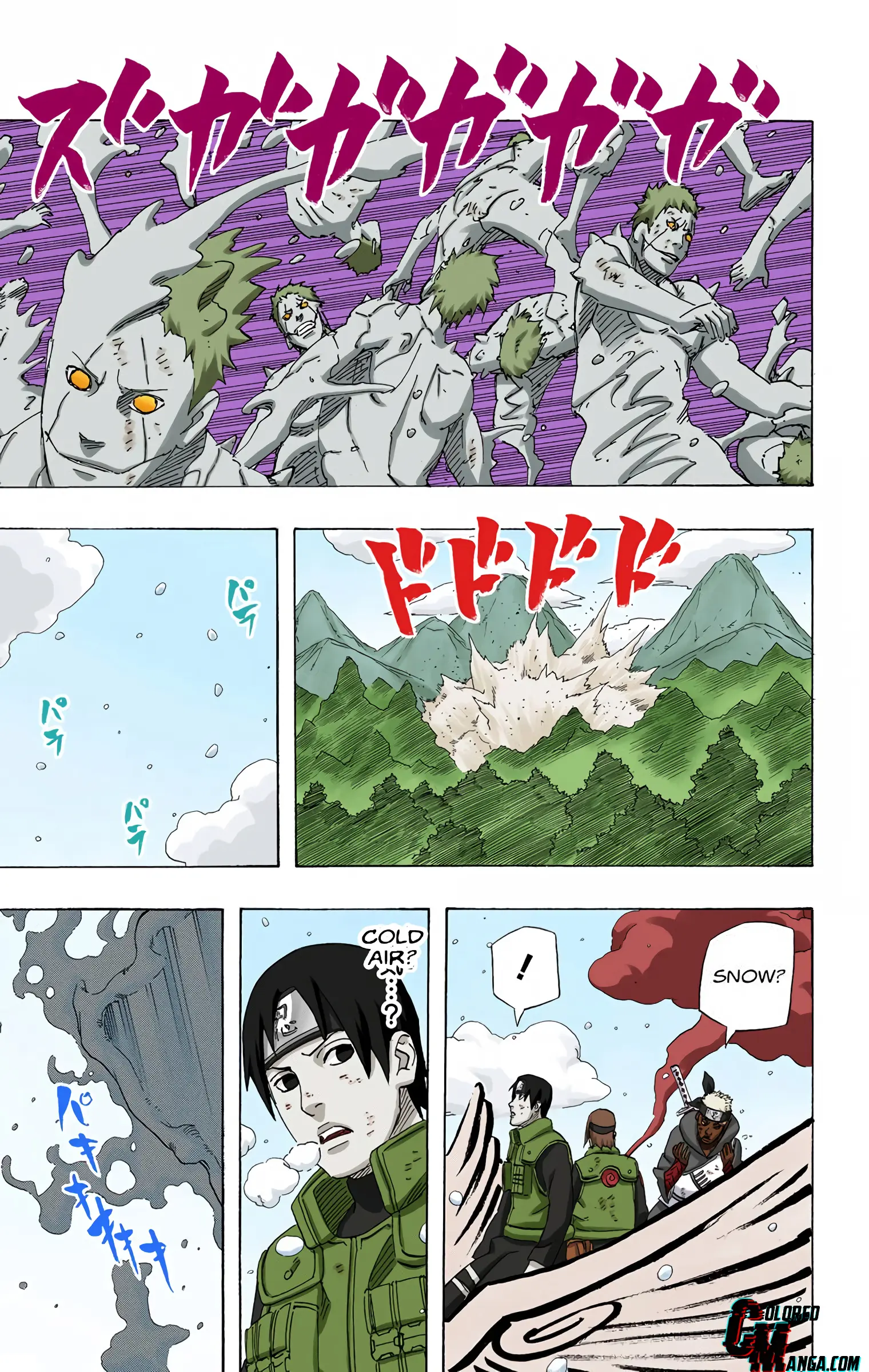 Naruto Colored Manga Online, chapter 521, page 10