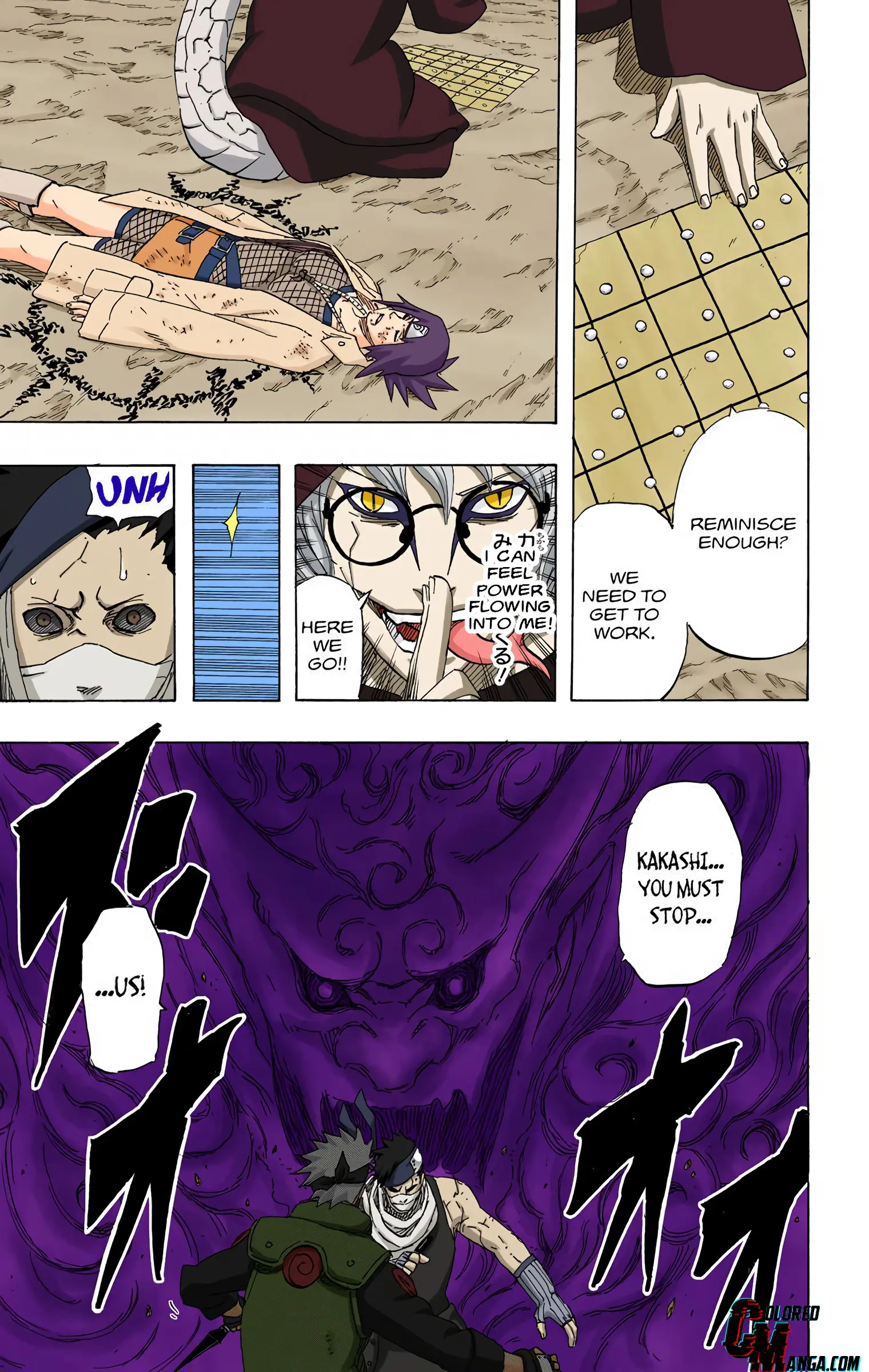Naruto Colored Manga Online, chapter 521, page 16