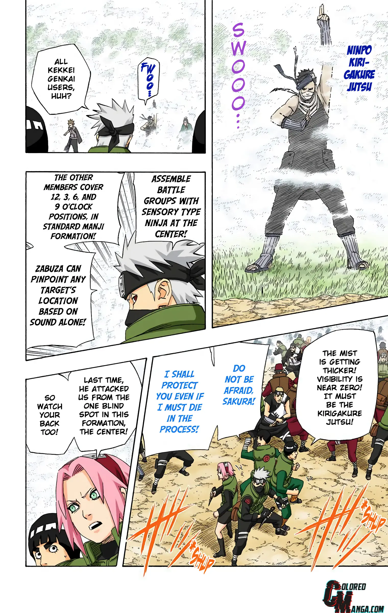 Naruto Colored Manga Online, chapter 522, page 8