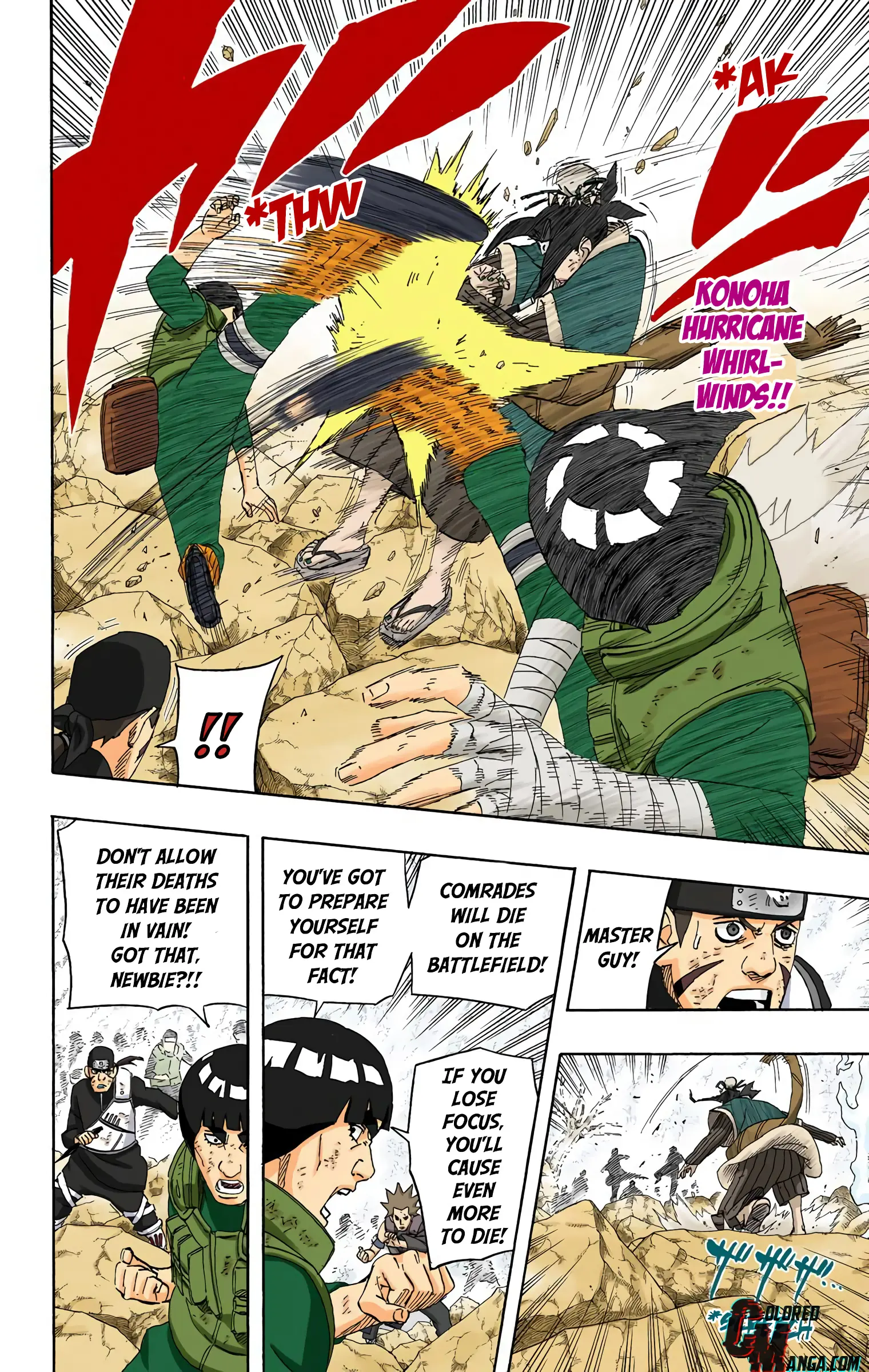 Naruto Colored Manga Online, chapter 522, page 14