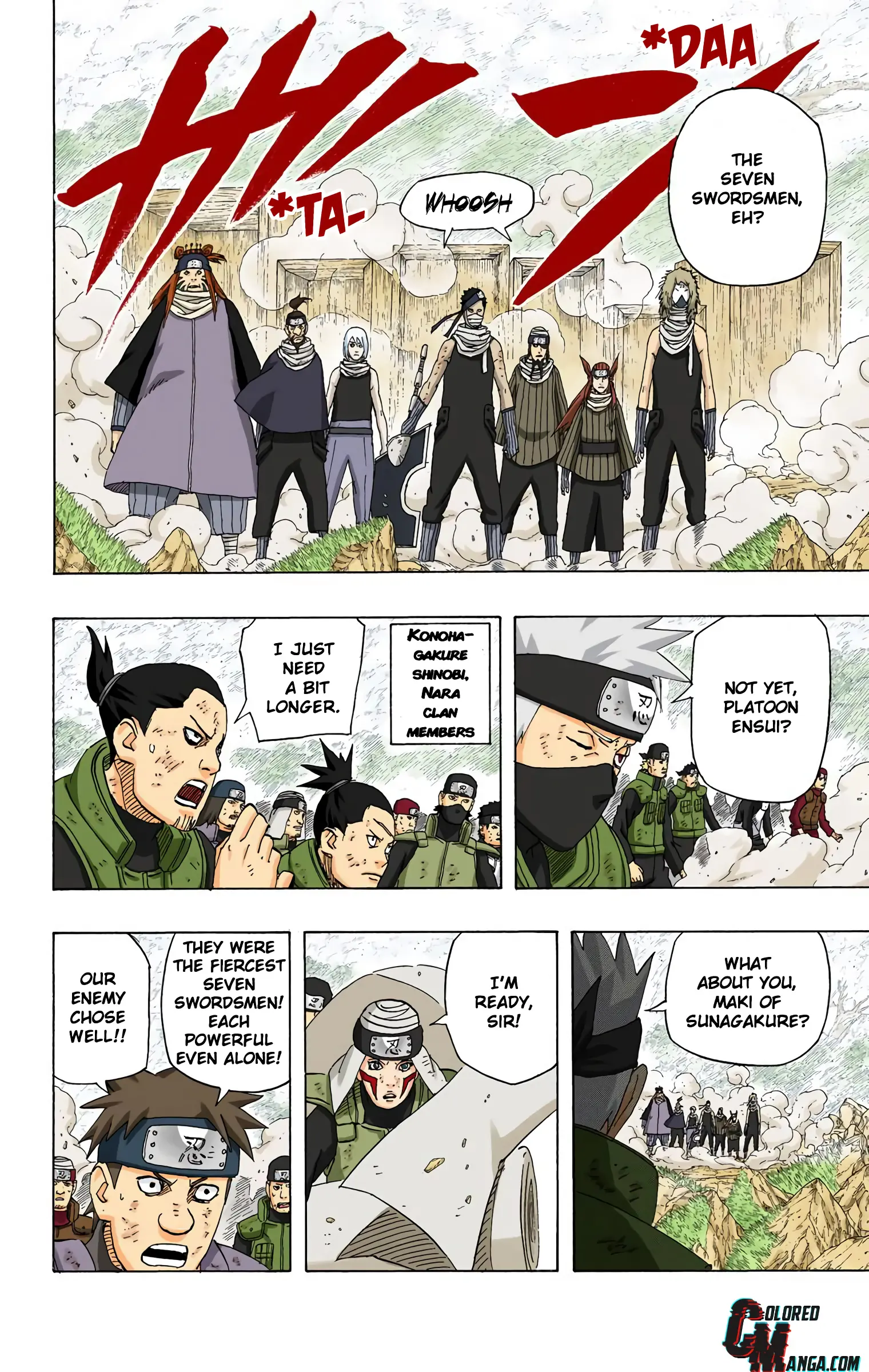 Naruto Colored Manga Online, chapter 523, page 2