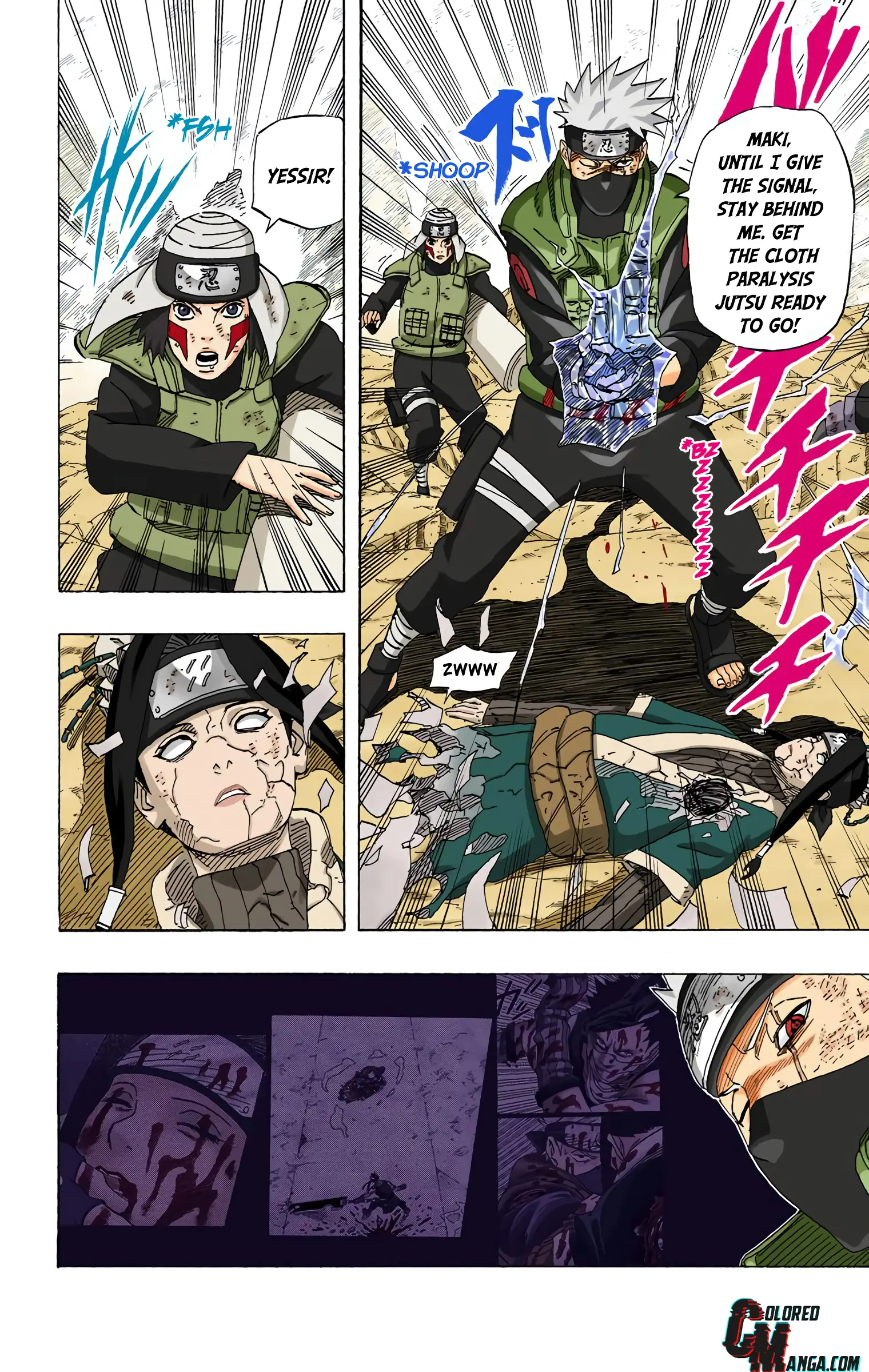 Naruto Colored Manga Online, chapter 524, page 6