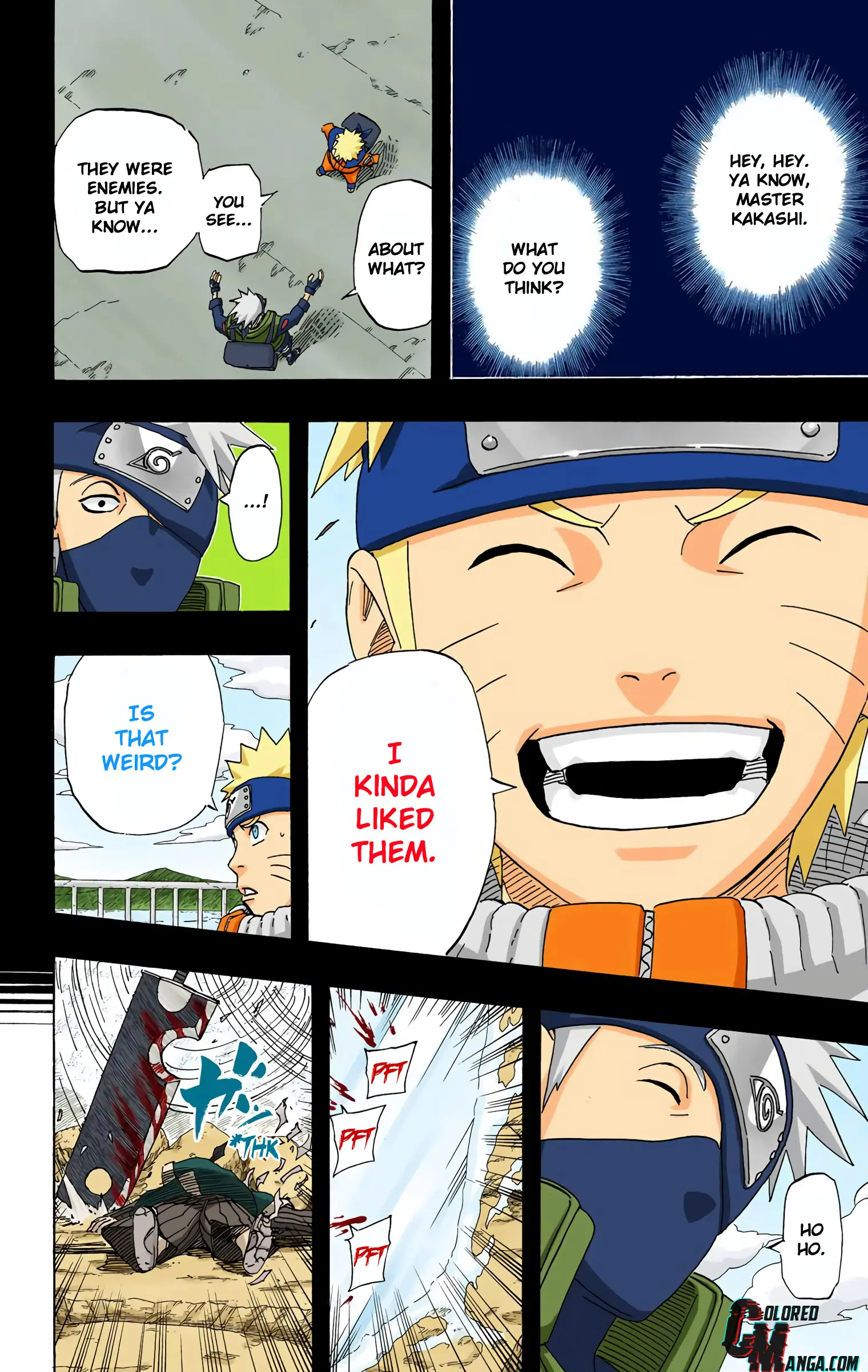 Naruto Colored Manga Online, chapter 524, page 8