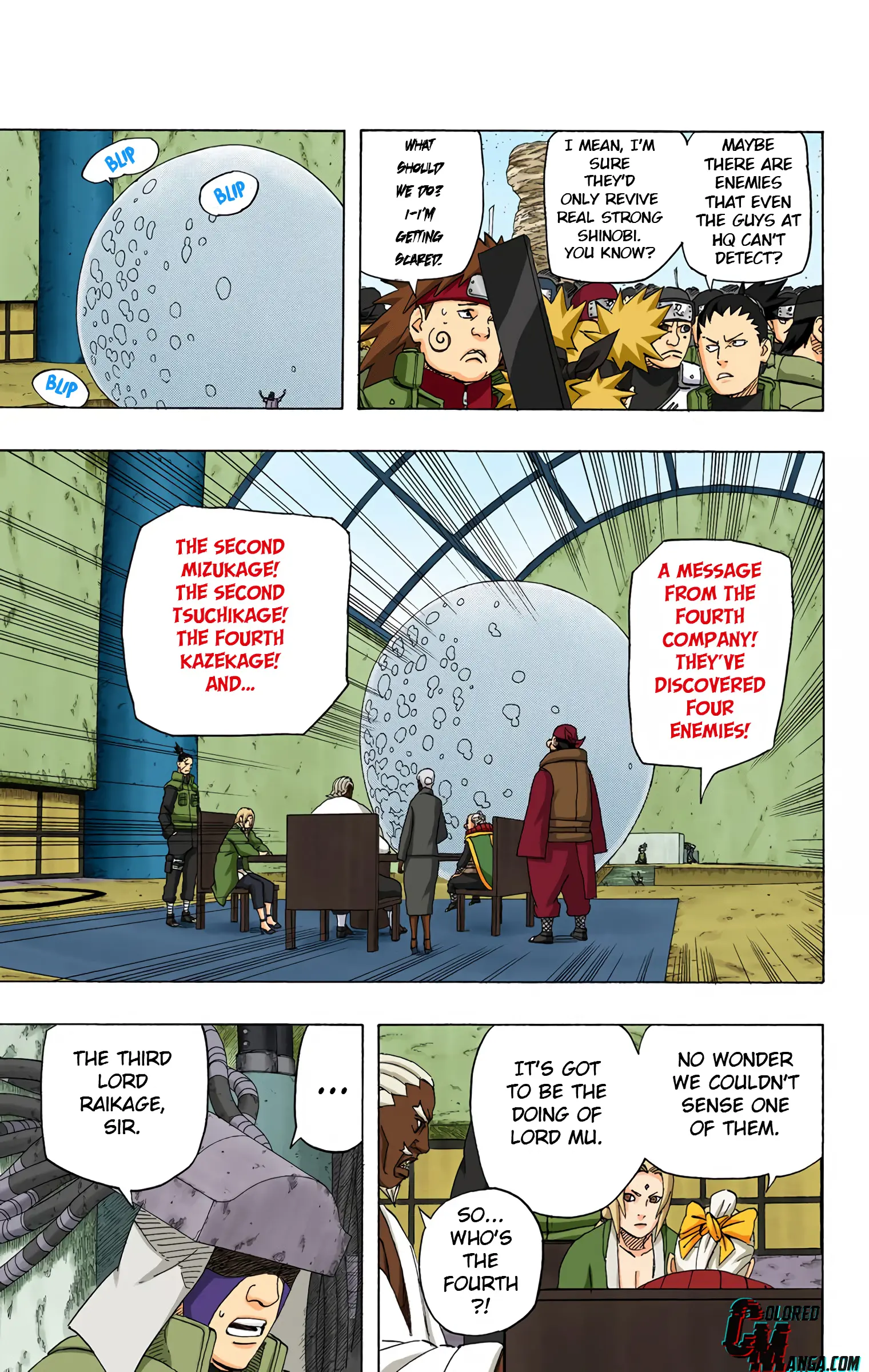 Naruto Colored Manga Online, chapter 525, page 11