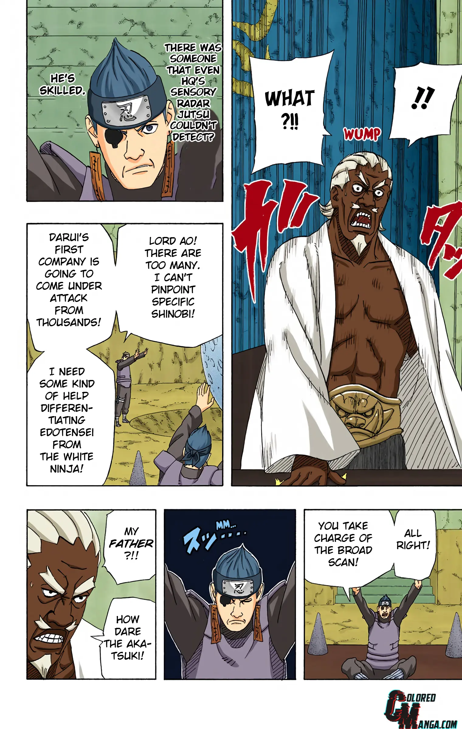 Naruto Colored Manga Online, chapter 525, page 12