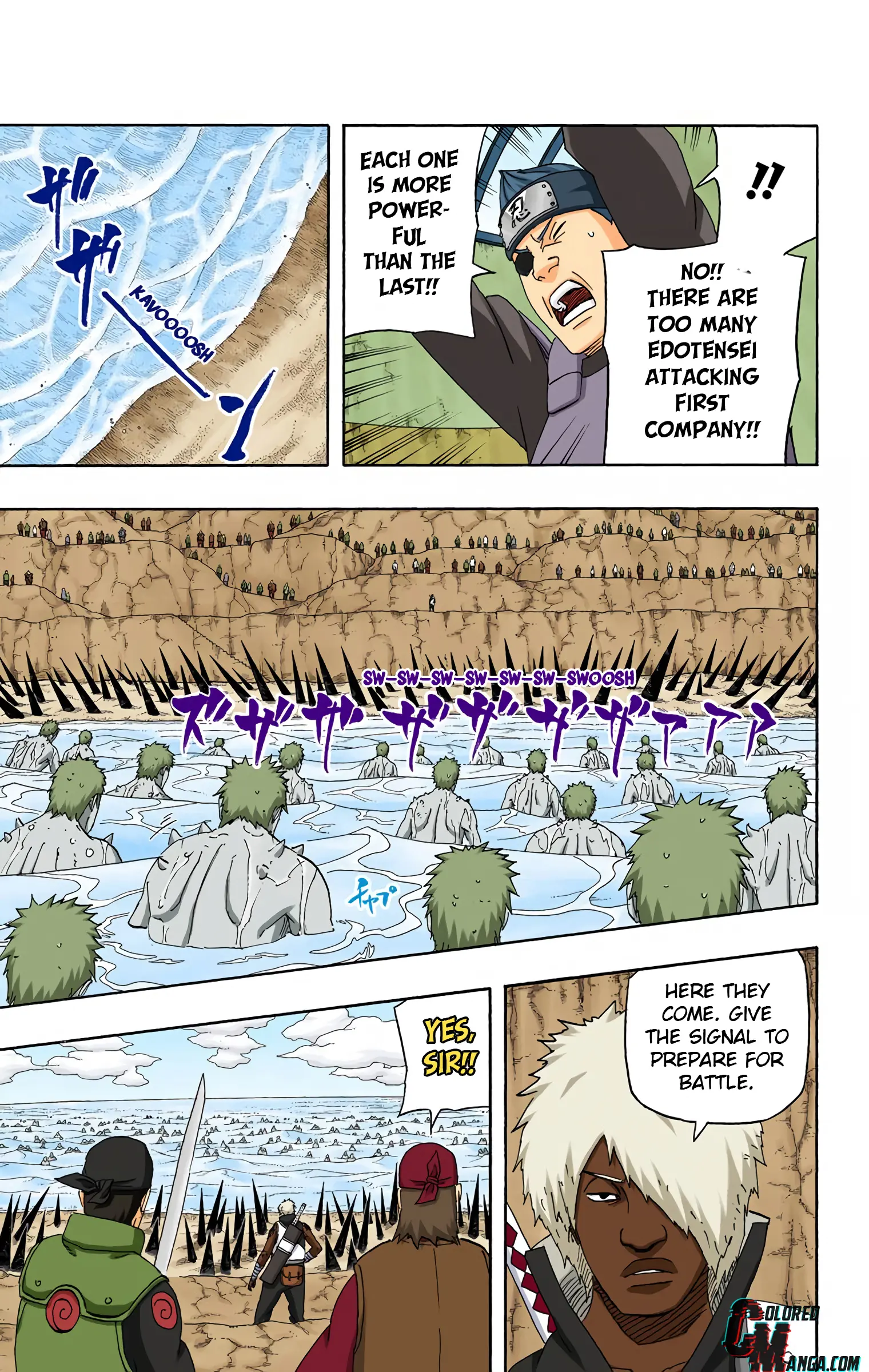 Naruto Colored Manga Online, chapter 525, page 13
