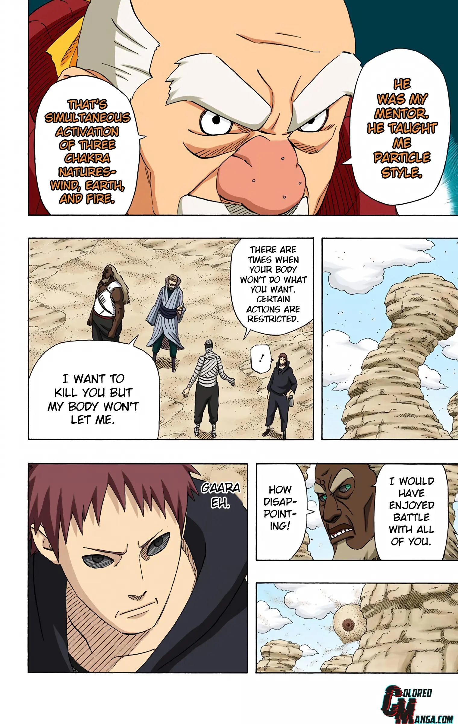 Naruto Colored Manga Online, chapter 525, page 22