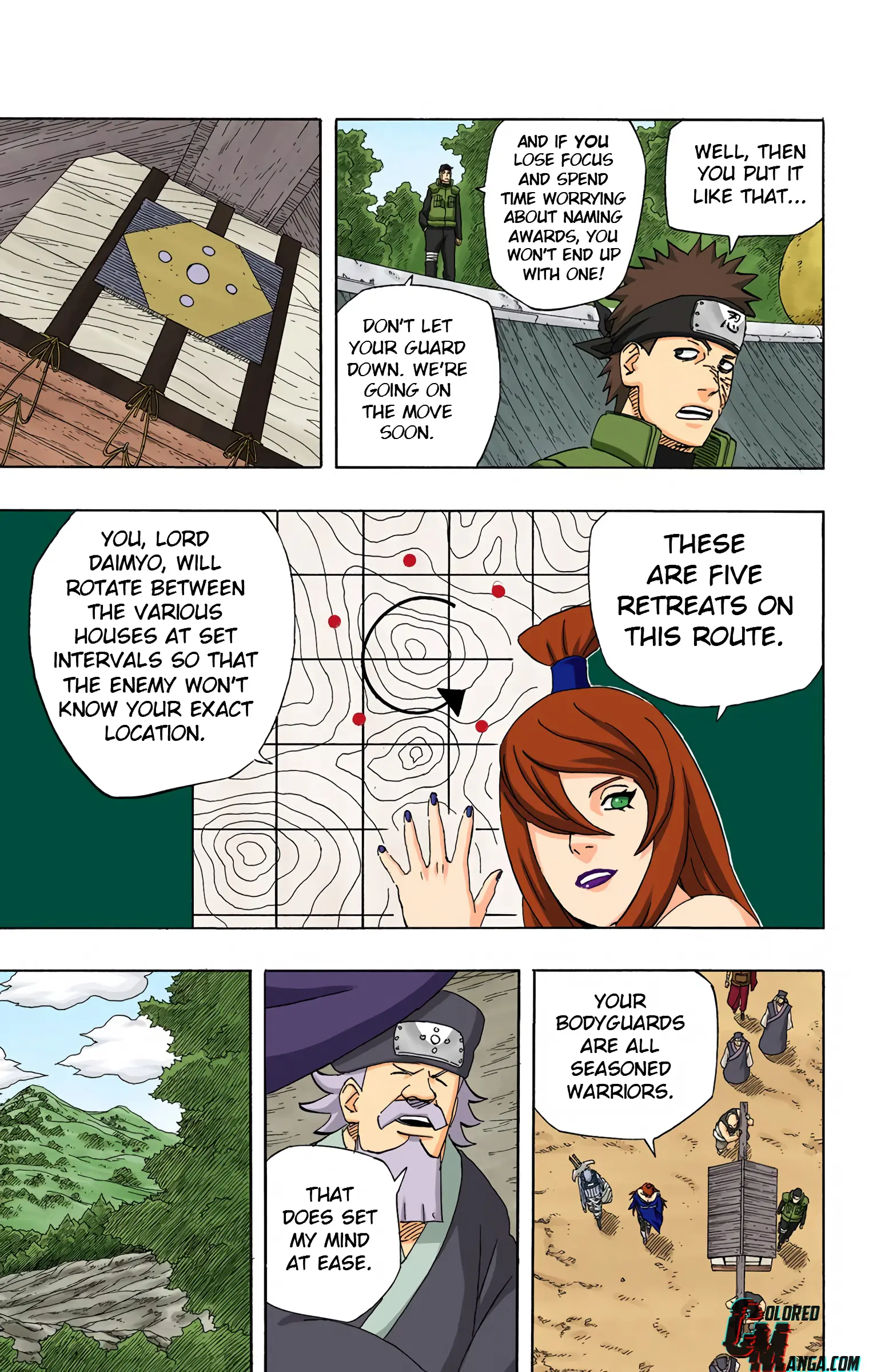 Naruto Colored Manga Online, chapter 526, page 5