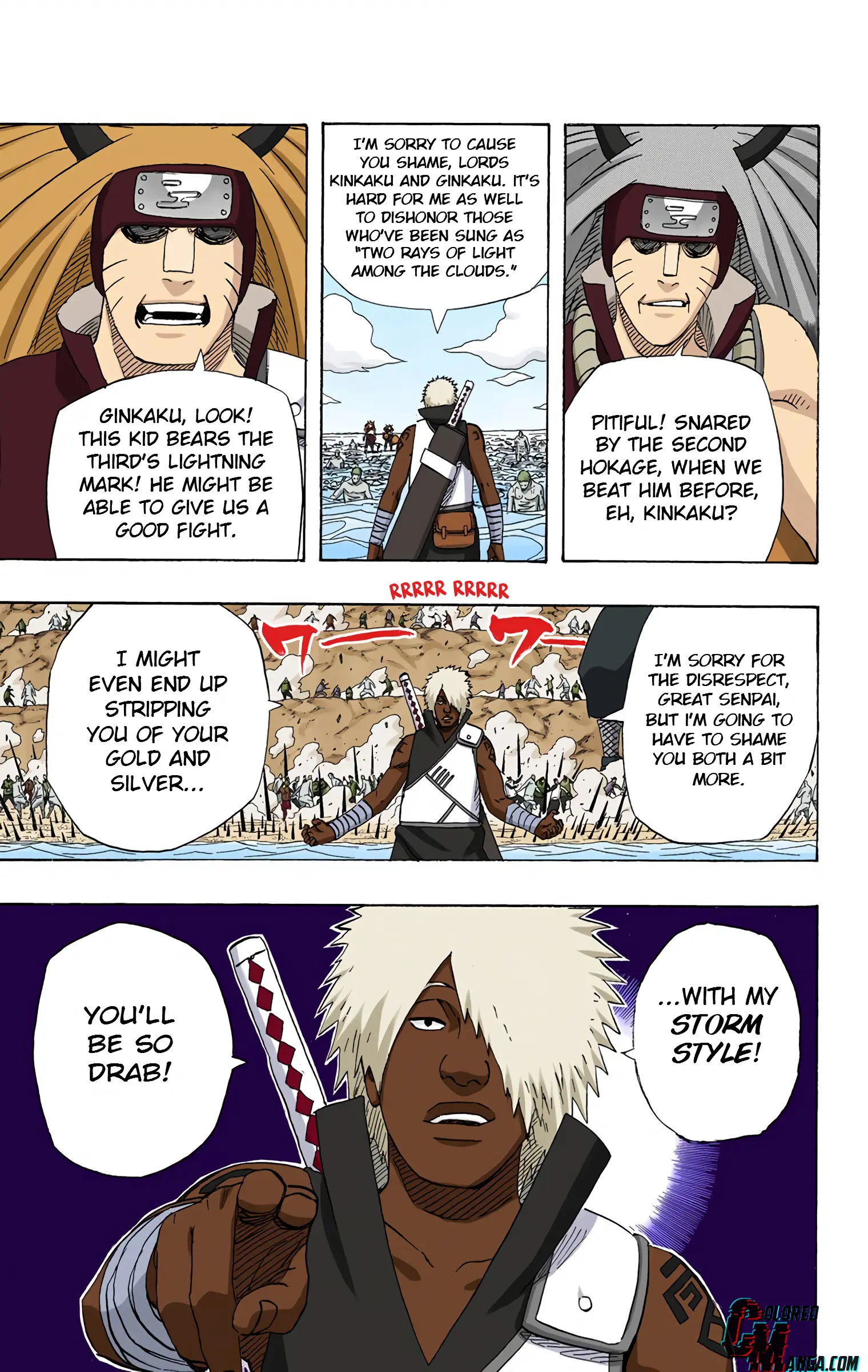 Naruto Colored Manga Online, chapter 526, page 16