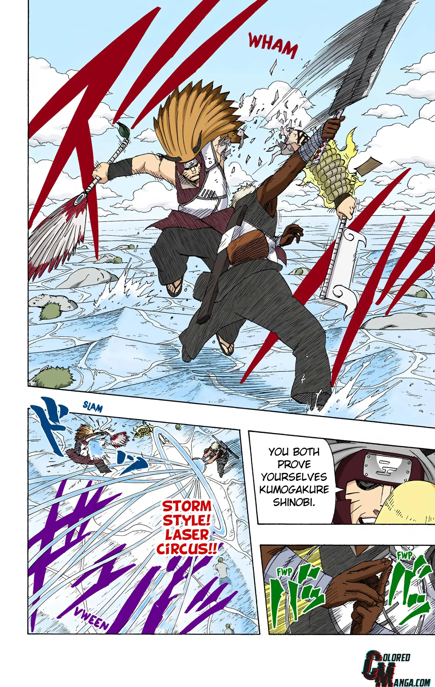 Naruto Colored Manga Online, chapter 527, page 14