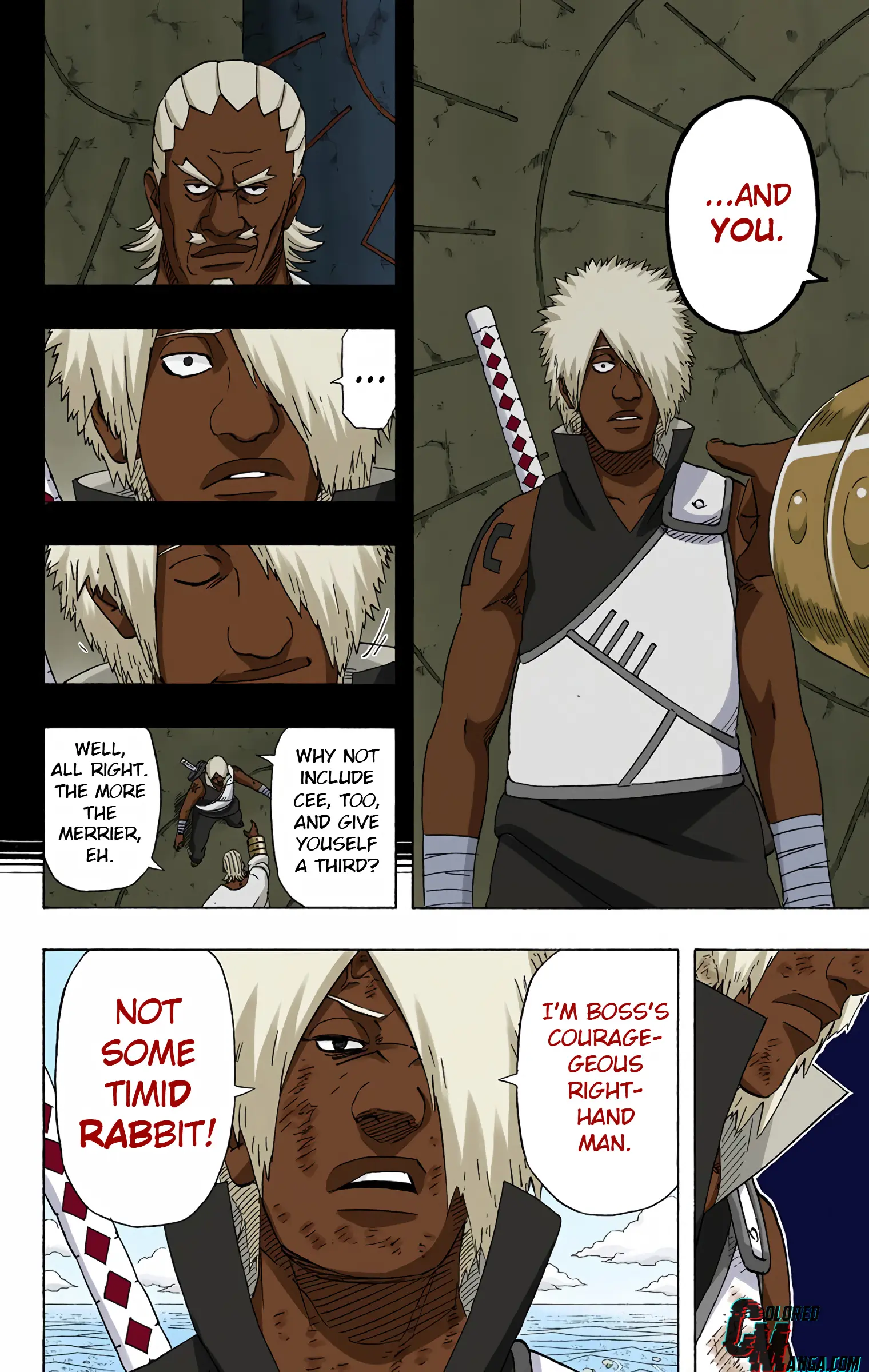 Naruto Colored Manga Online, chapter 528, page 4