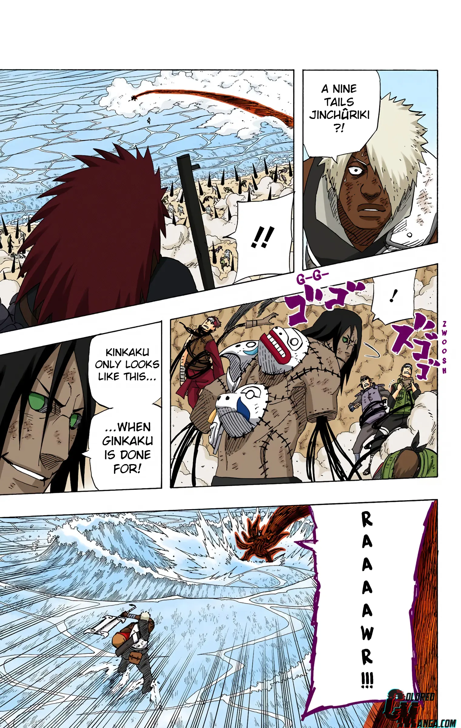 Naruto Colored Manga Online, chapter 528, page 16