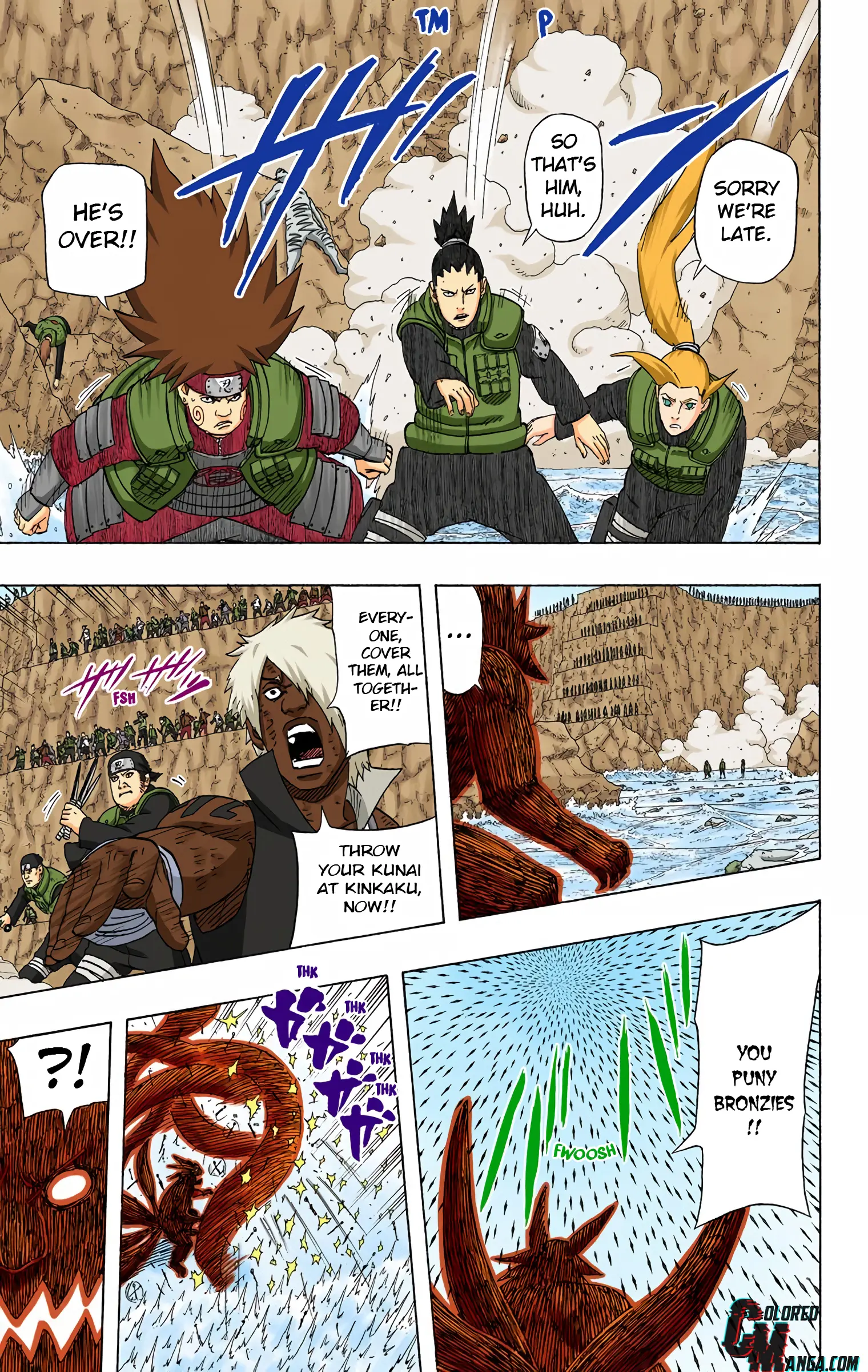 Naruto Colored Manga Online, chapter 529, page 13