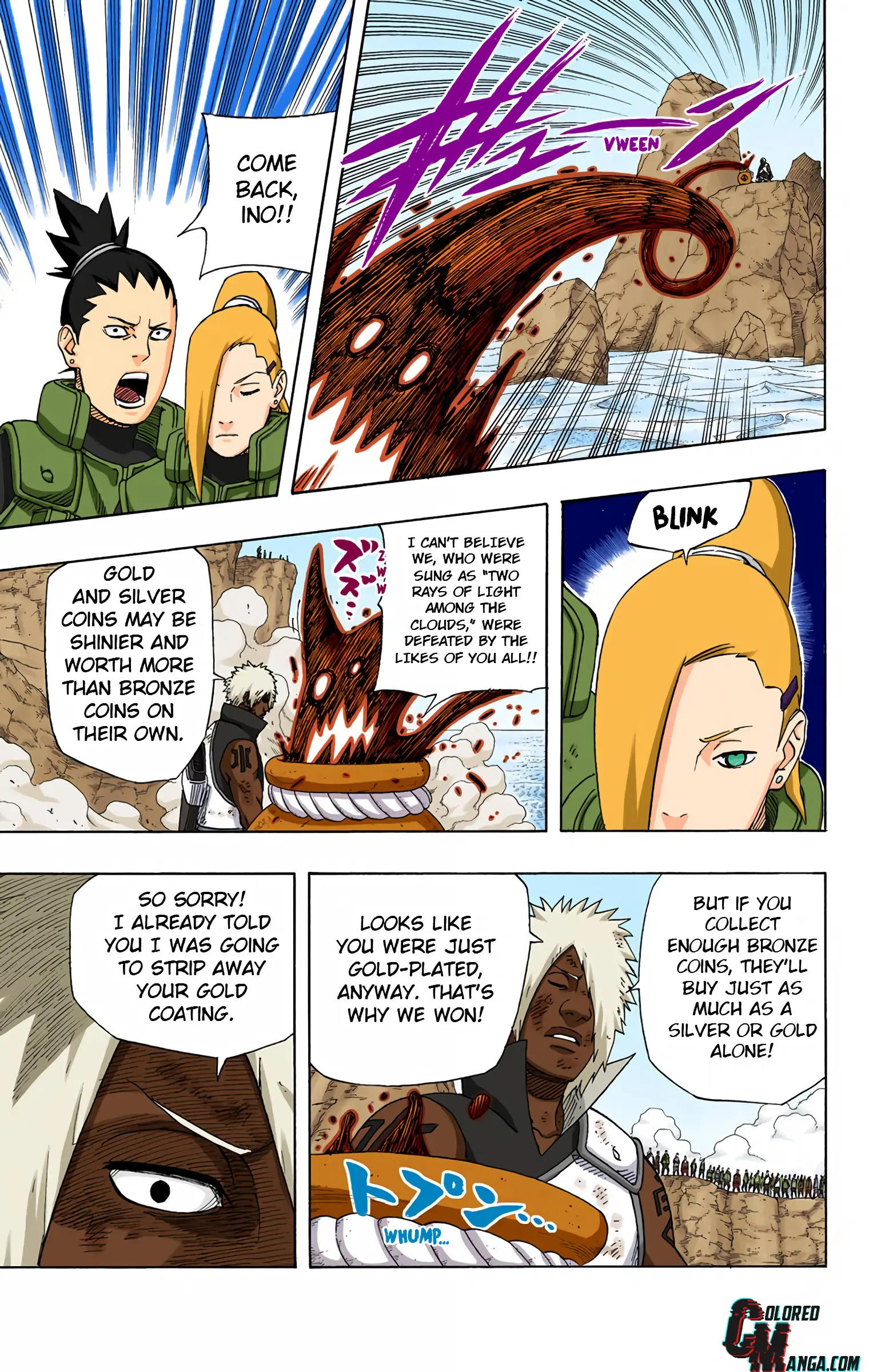 Naruto Colored Manga Online, chapter 529, page 17