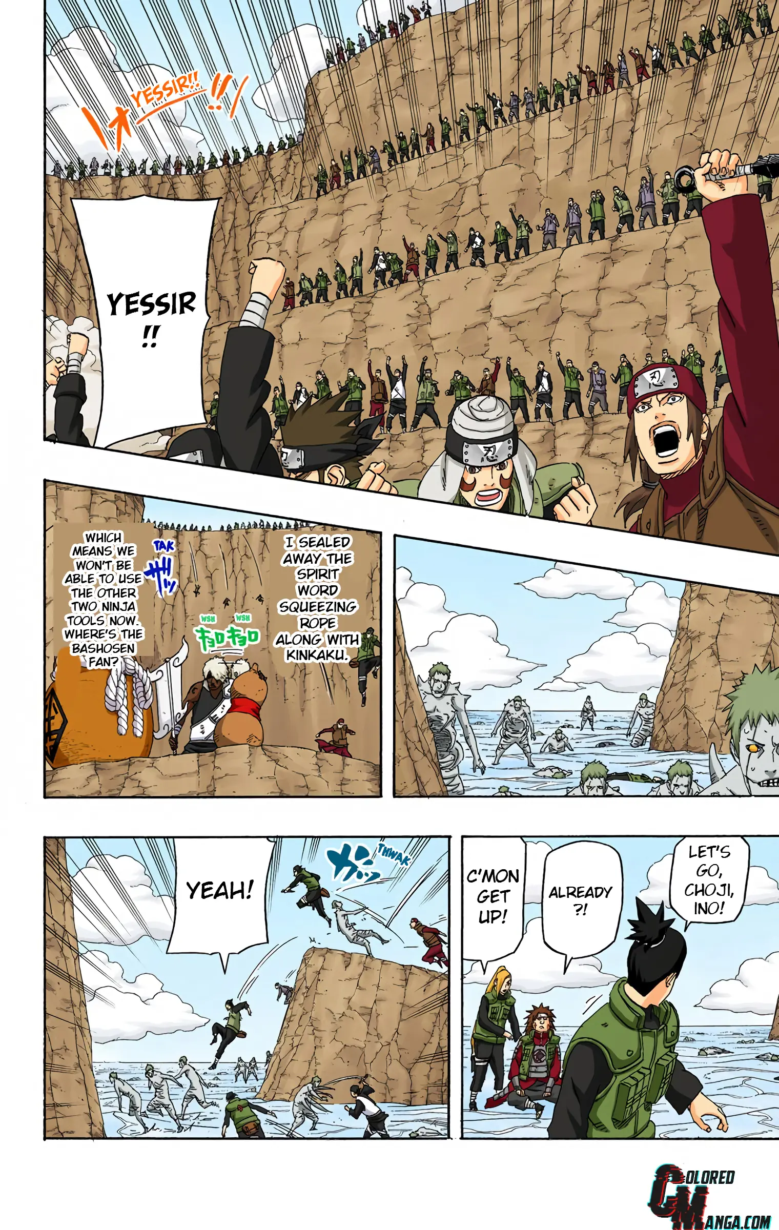 Naruto Colored Manga Online, chapter 530, page 2