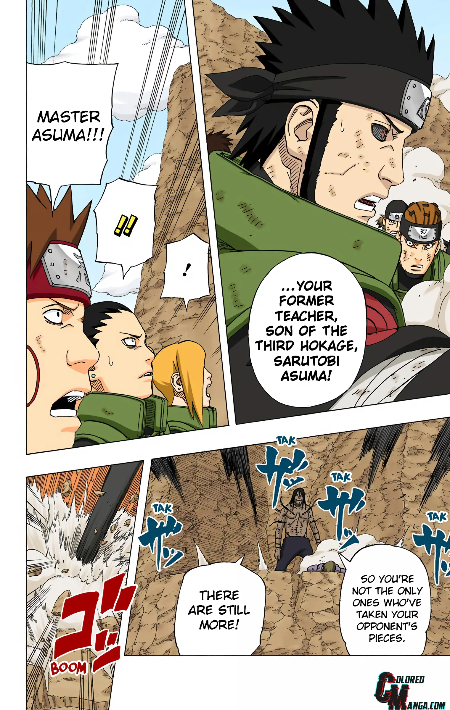 Naruto Colored Manga Online, chapter 530, page 6