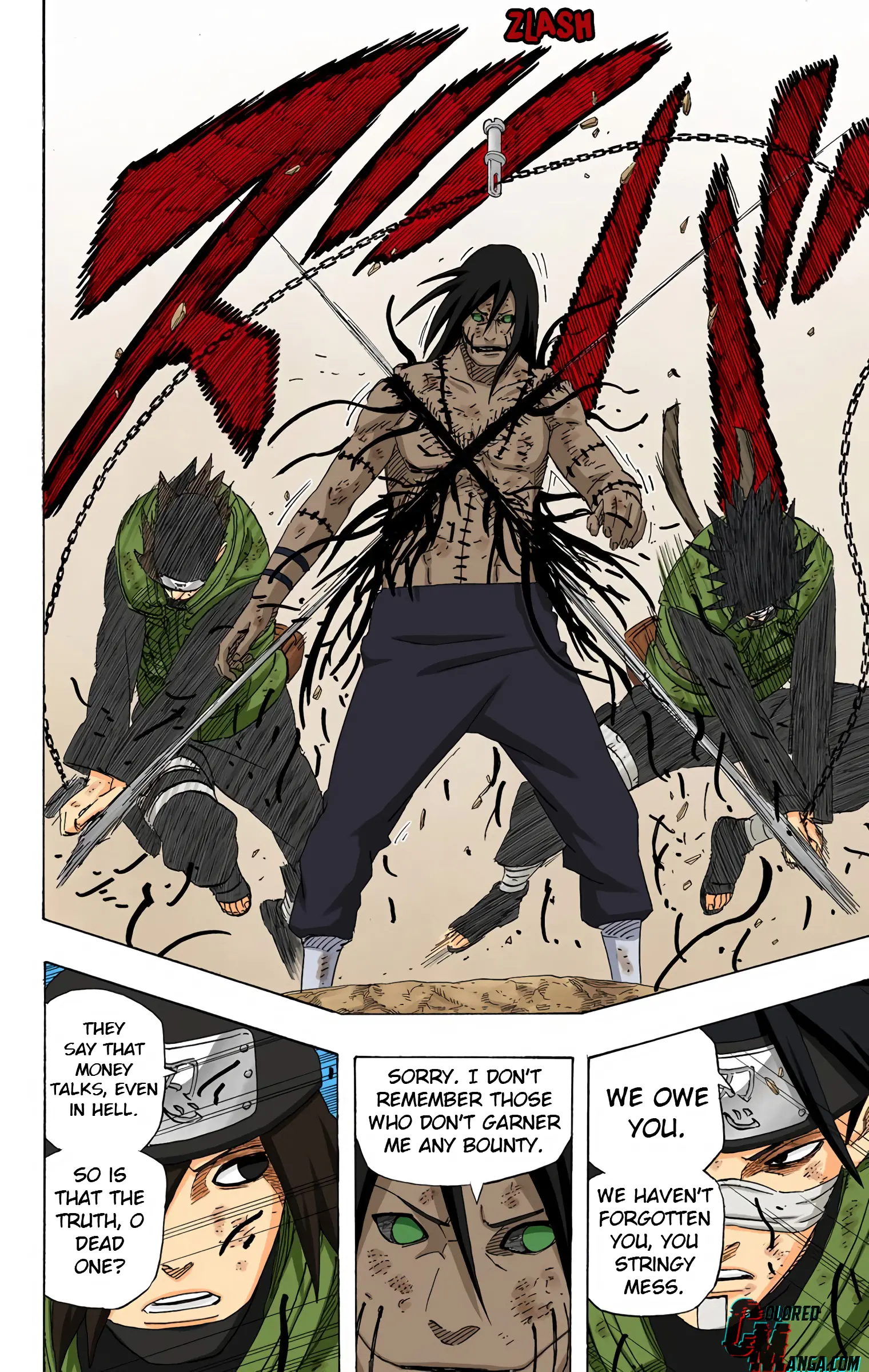Naruto Colored Manga Online, chapter 530, page 8