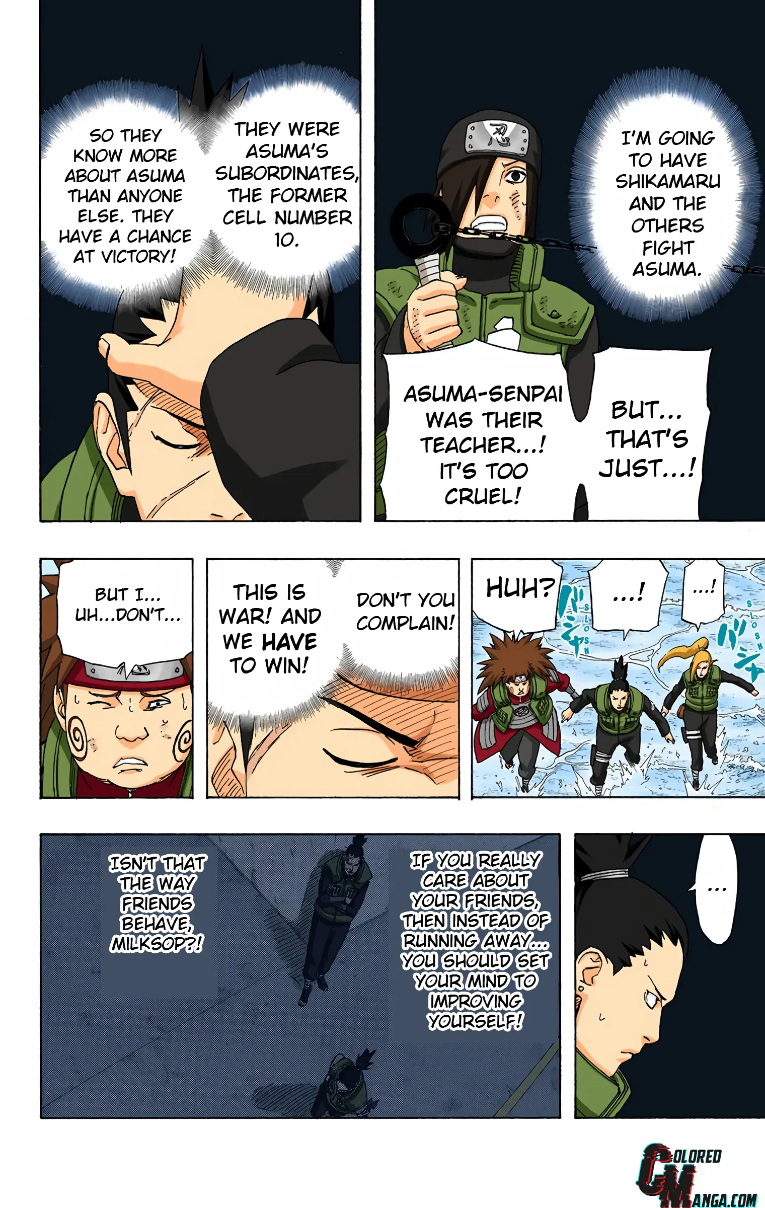 Naruto Colored Manga Online, chapter 530, page 10