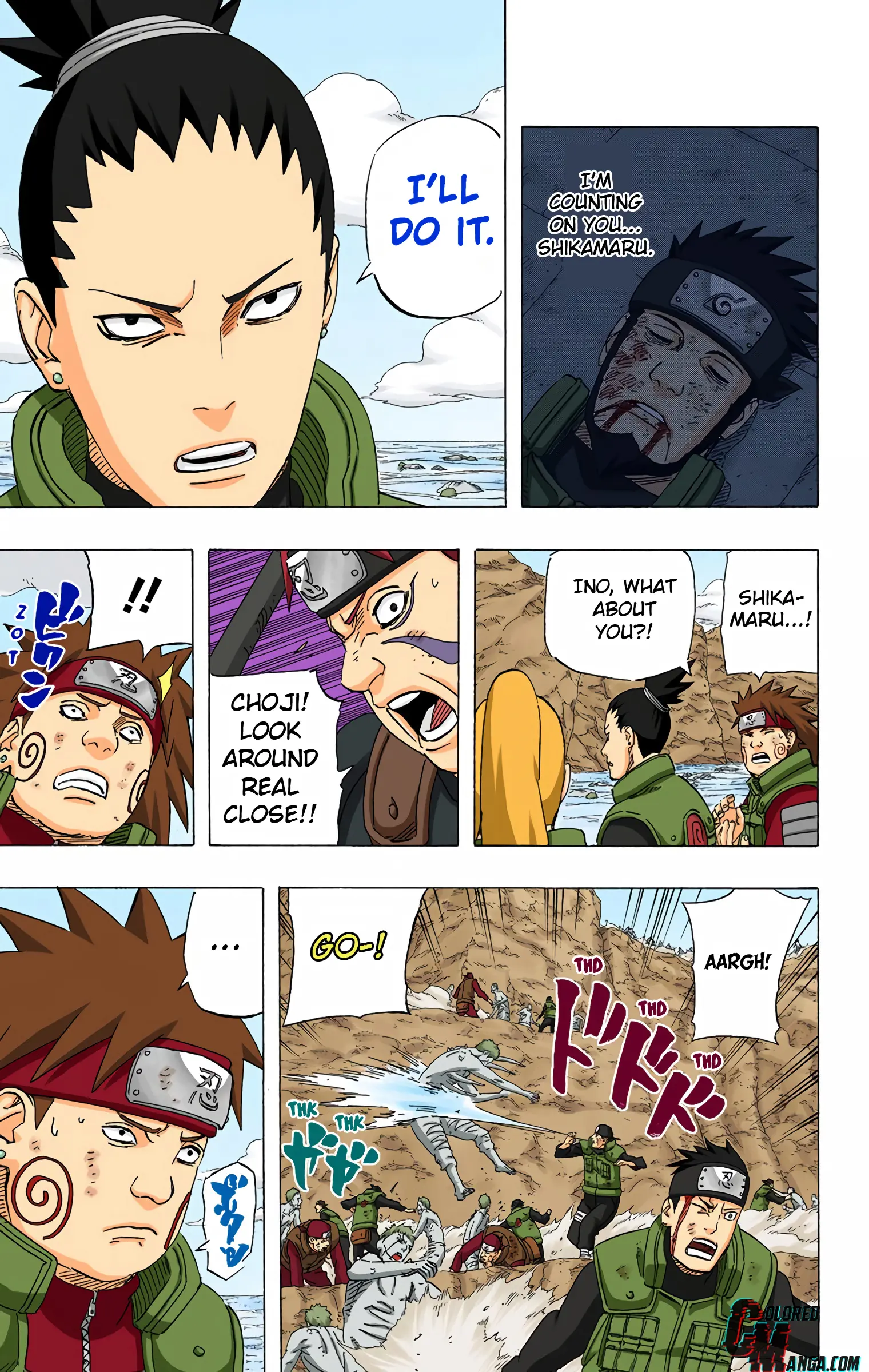 Naruto Colored Manga Online, chapter 530, page 11