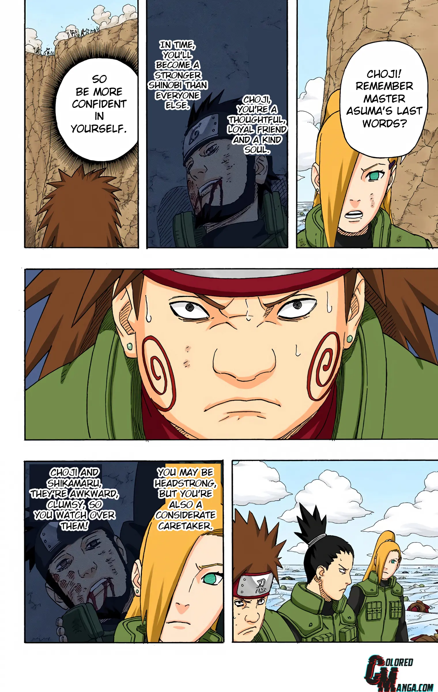 Naruto Colored Manga Online, chapter 530, page 12
