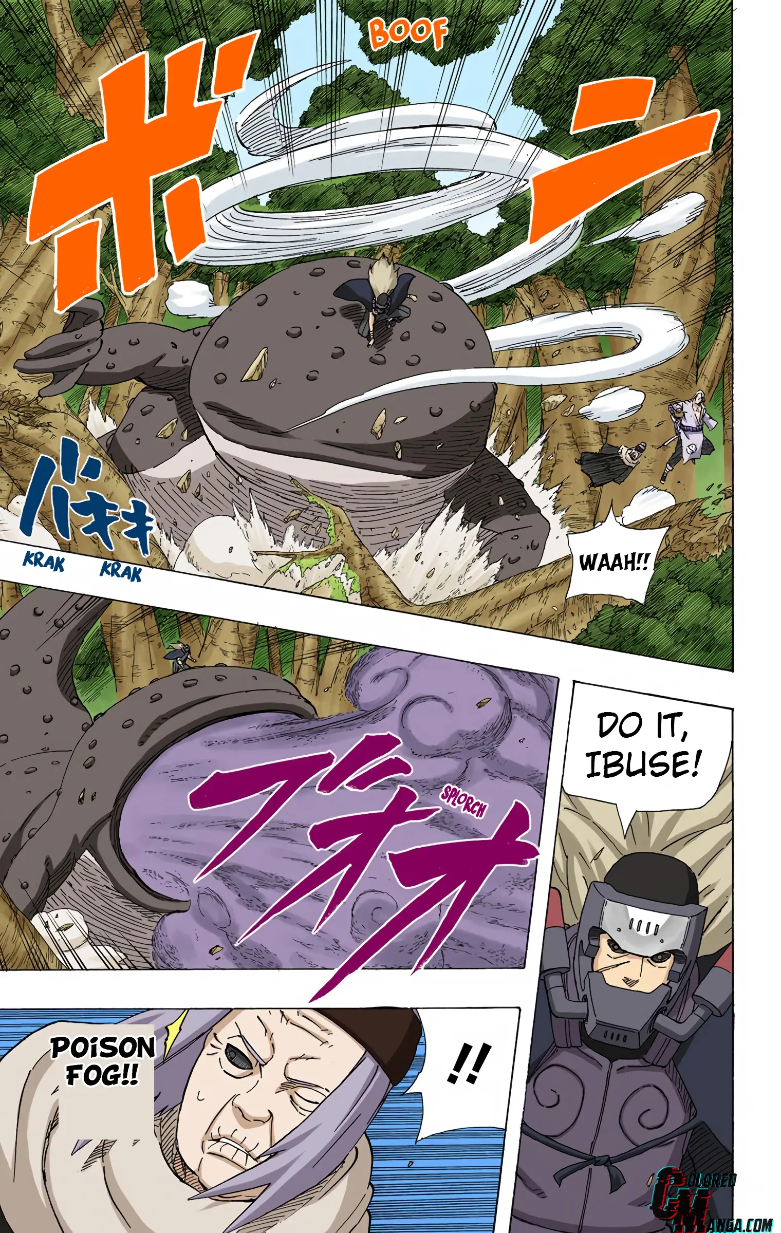 Naruto Colored Manga Online, chapter 530, page 15