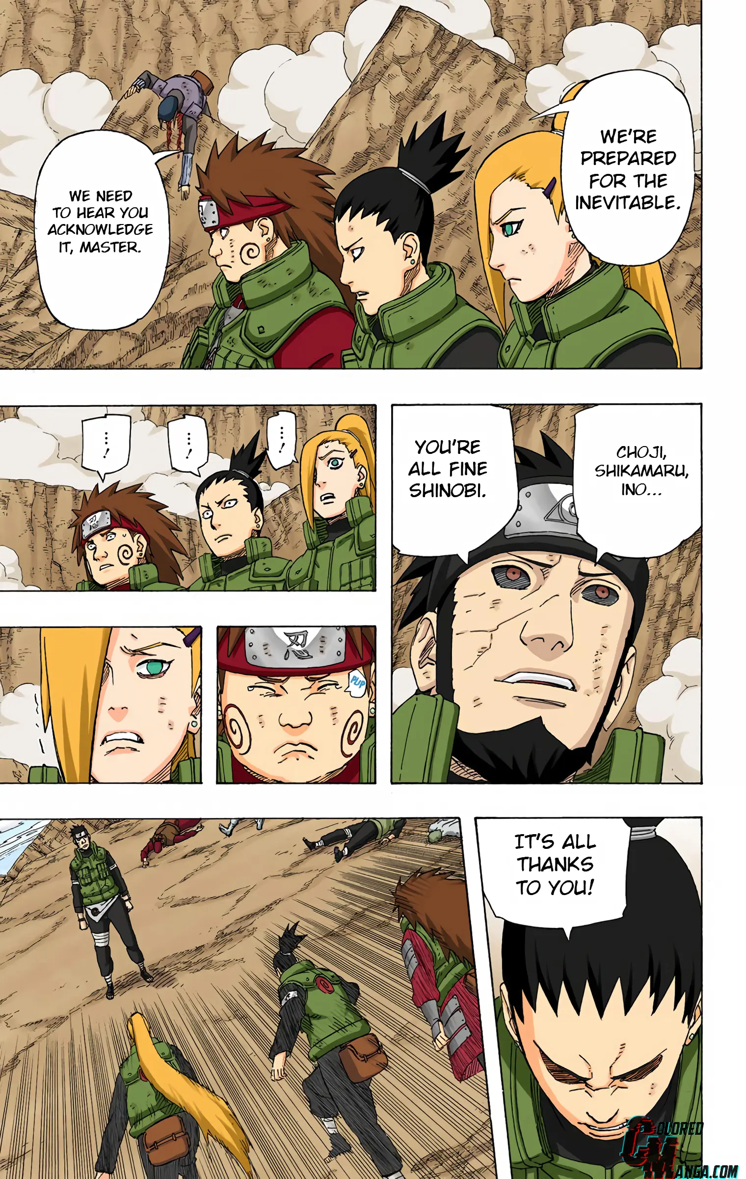 Naruto Colored Manga Online, chapter 531, page 4