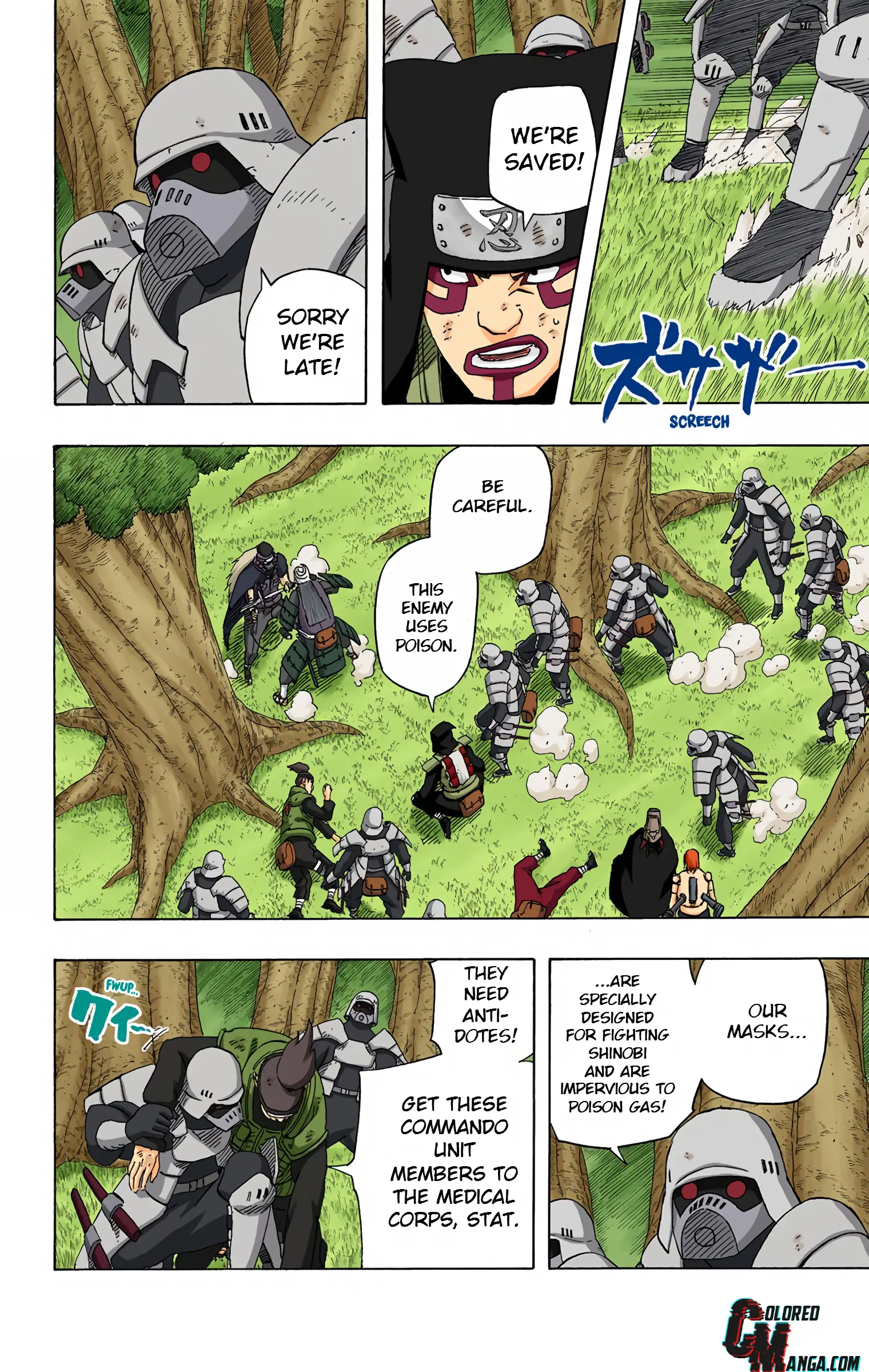 Naruto Colored Manga Online, chapter 531, page 5