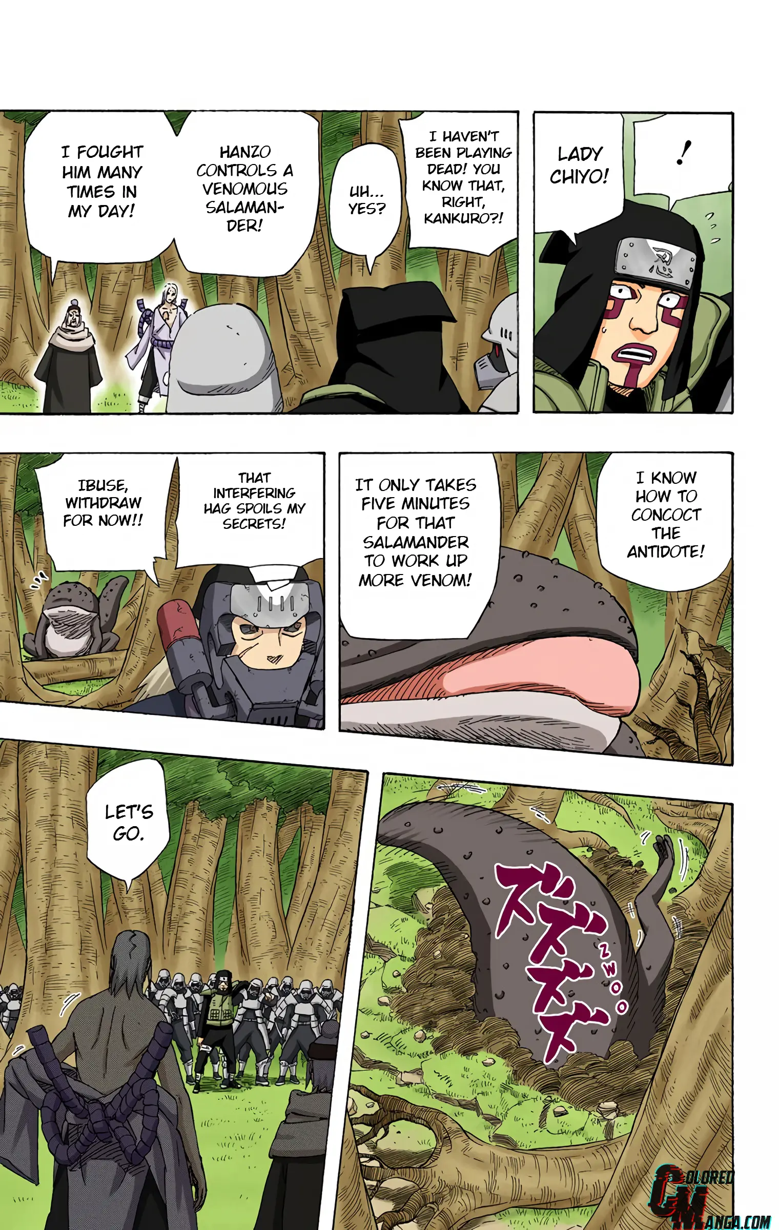 Naruto Colored Manga Online, chapter 531, page 8