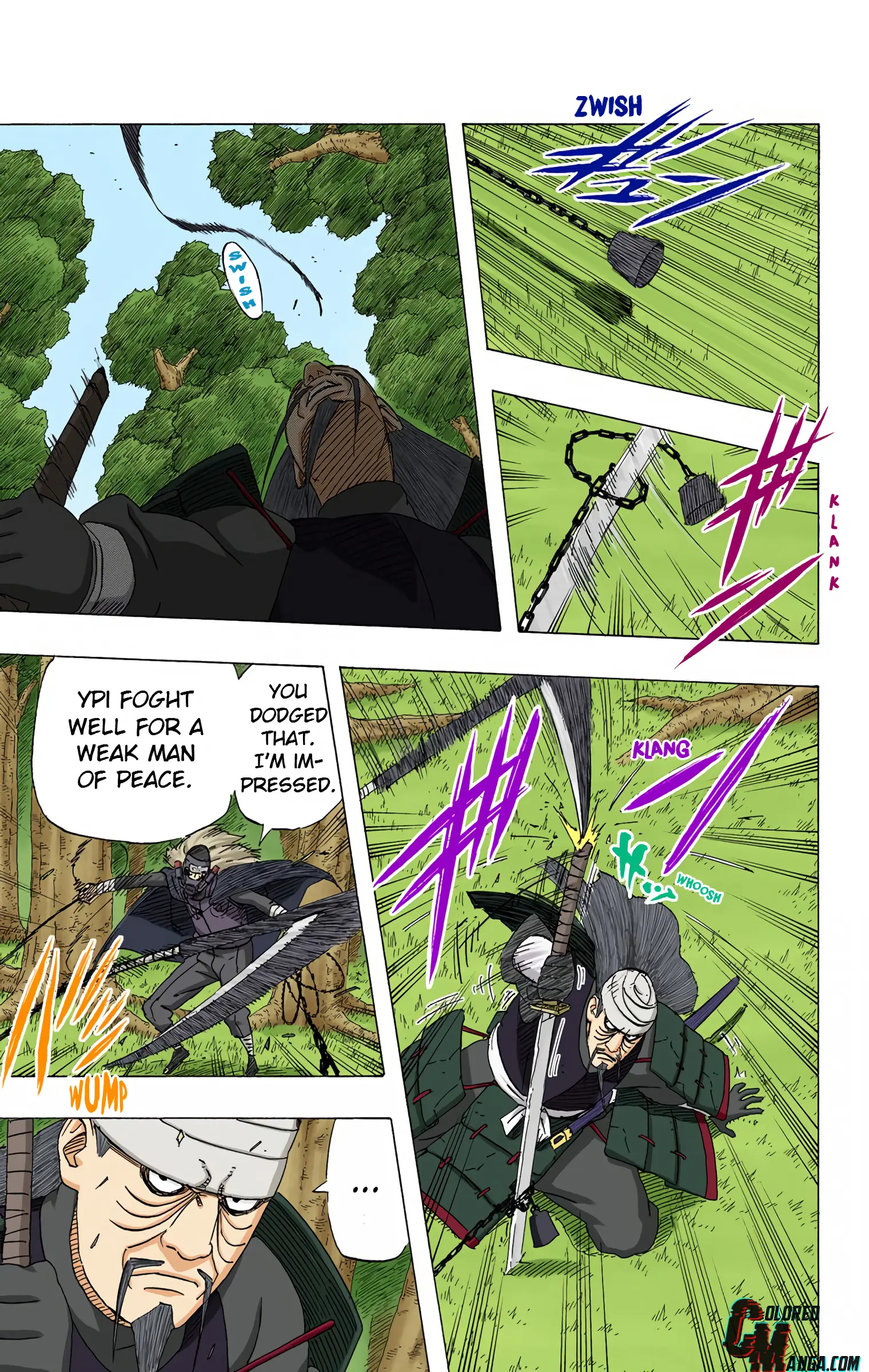 Naruto Colored Manga Online, chapter 531, page 10