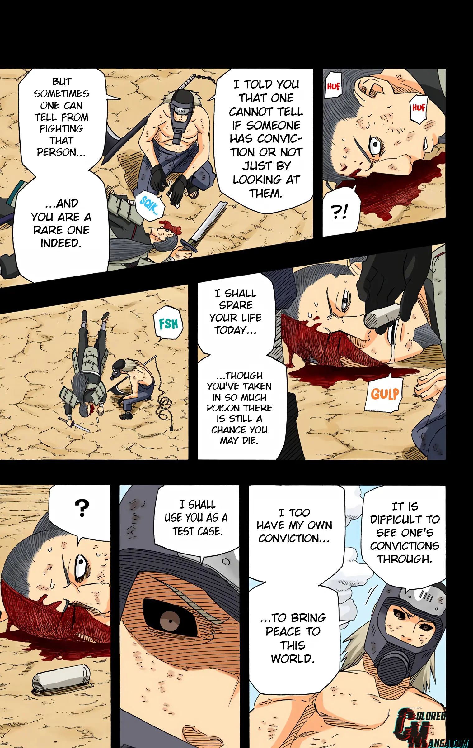 Naruto Colored Manga Online, chapter 532, page 7
