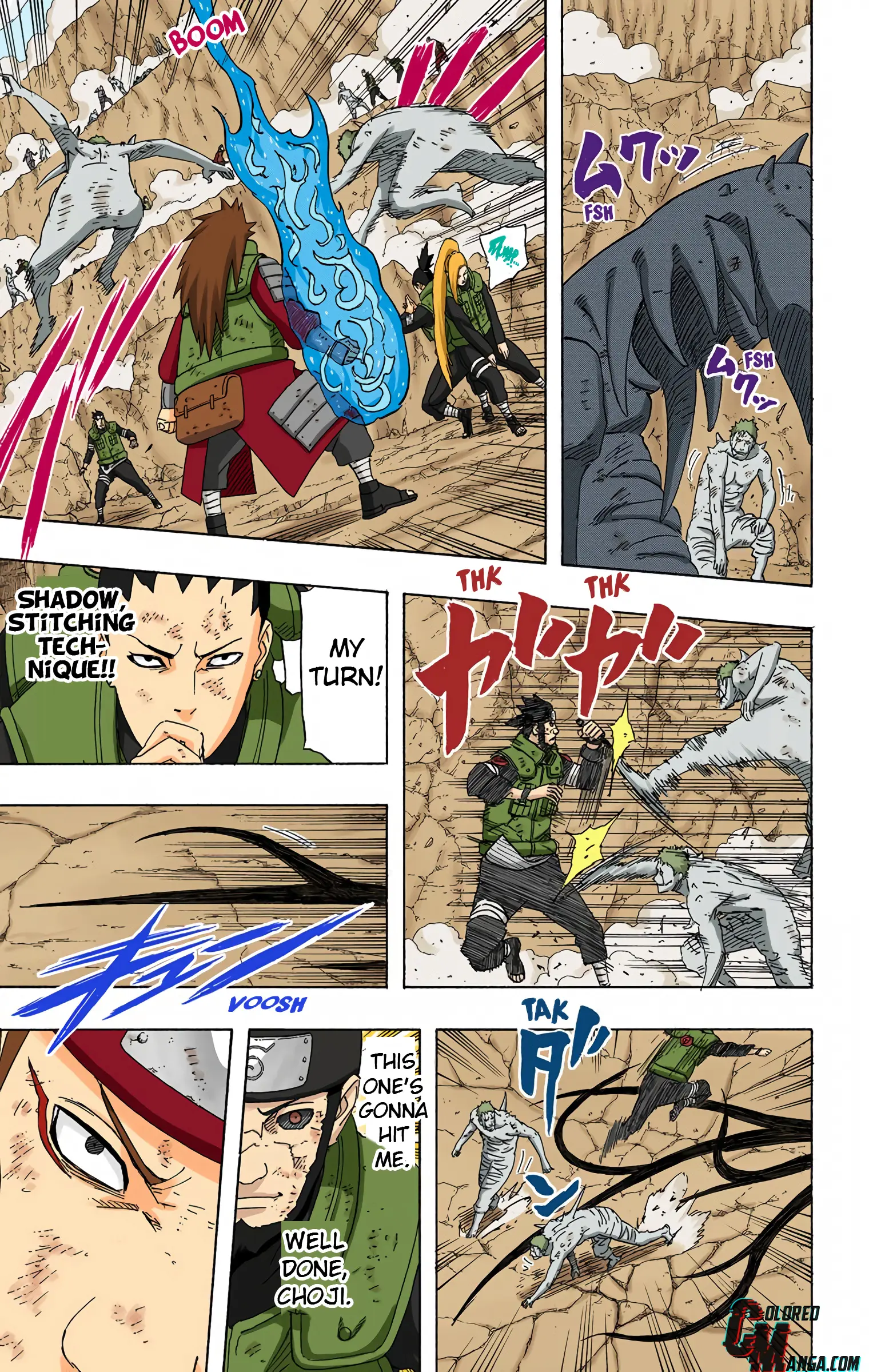 Naruto Colored Manga Online, chapter 534, page 5
