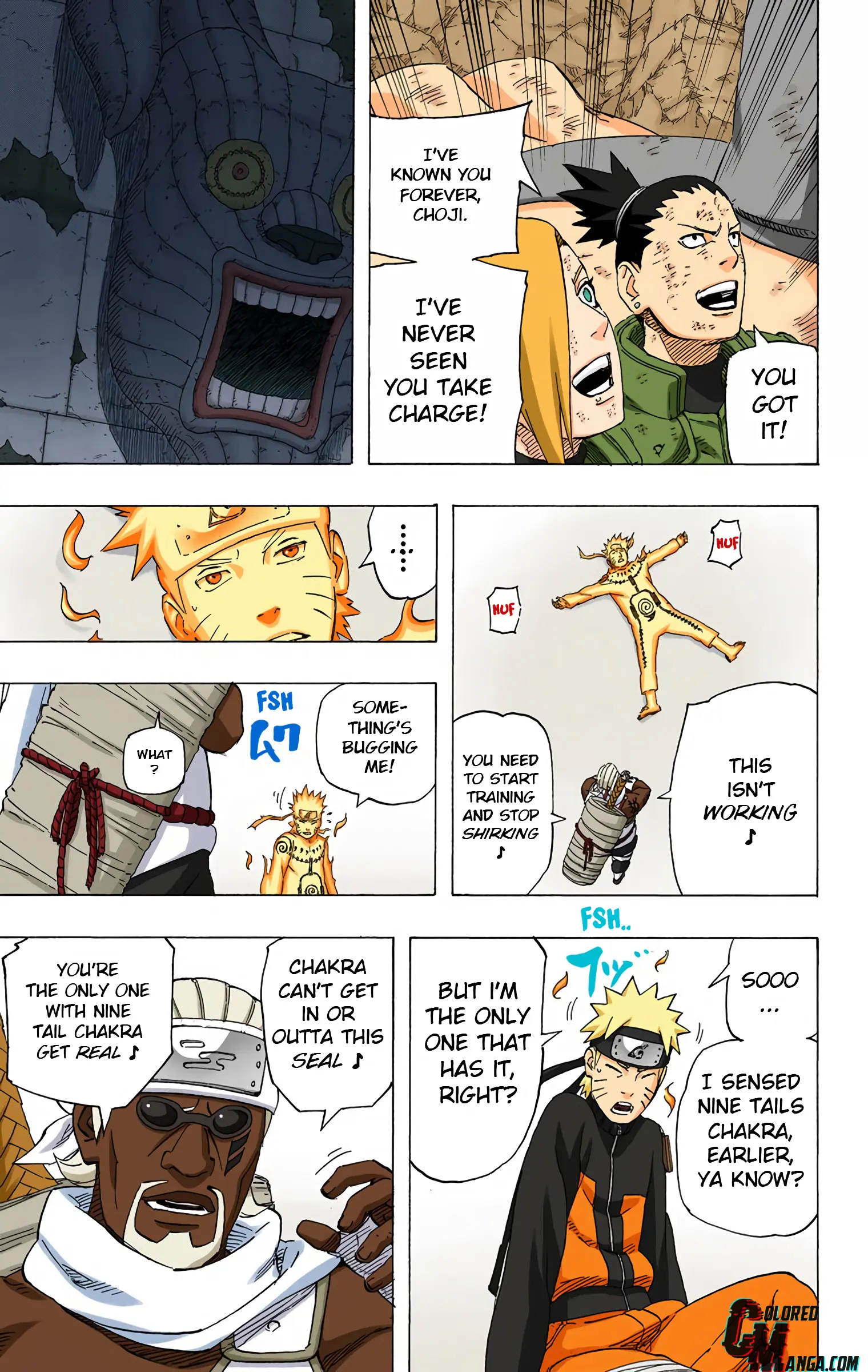 Naruto Colored Manga Online, chapter 534, page 12