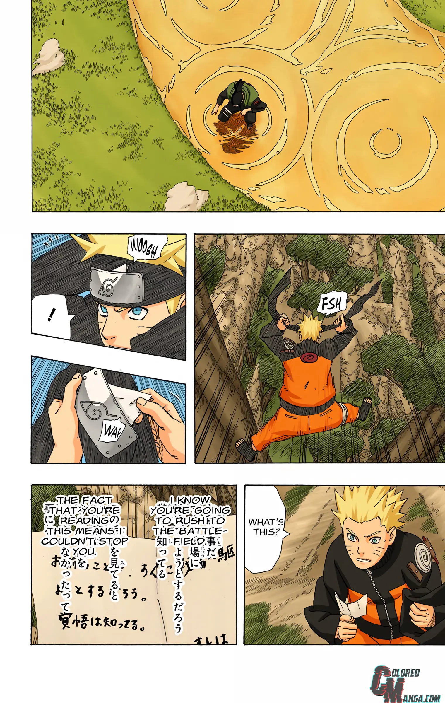 Naruto Colored Manga Online, chapter 535, page 22