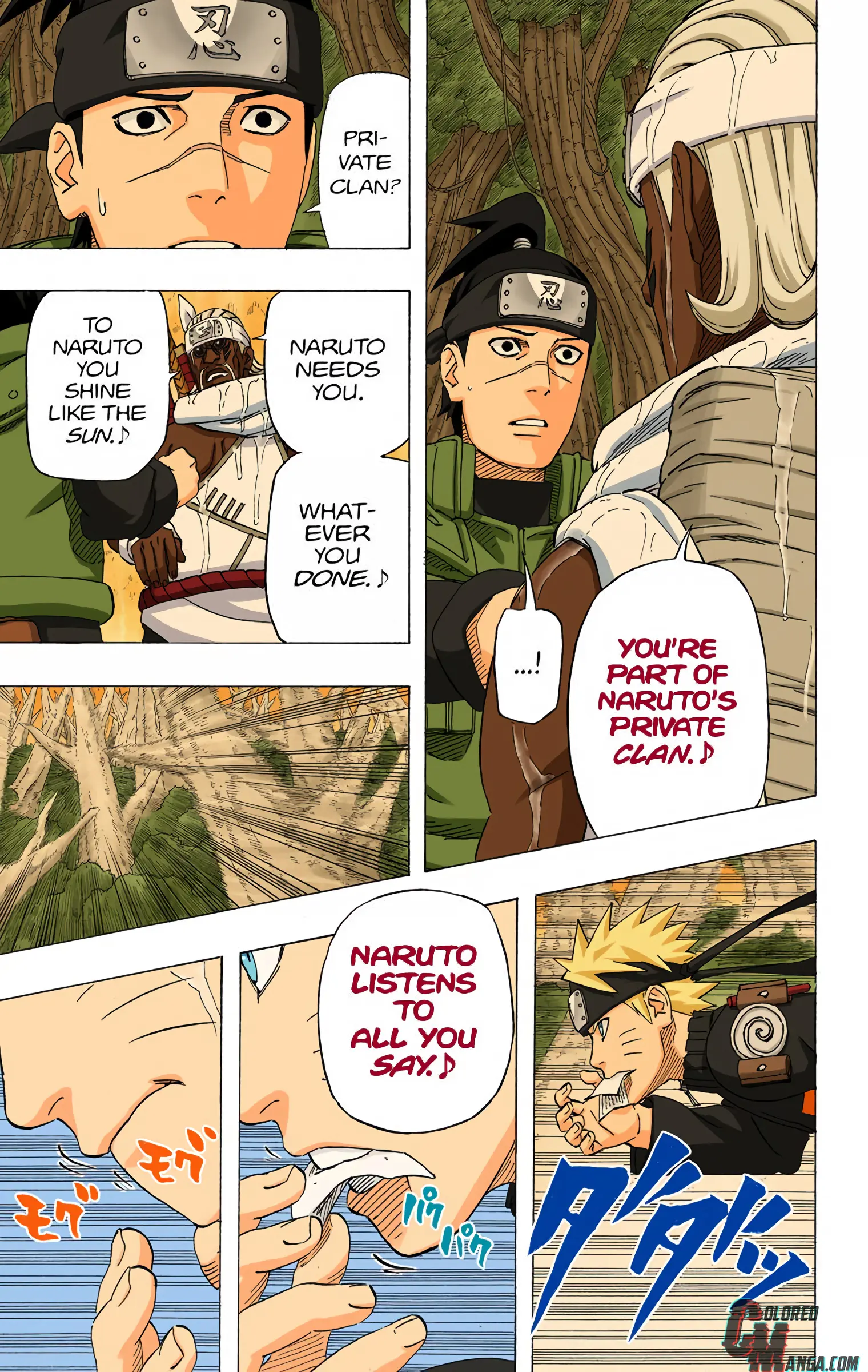 Naruto Colored Manga Online, chapter 536, page 3