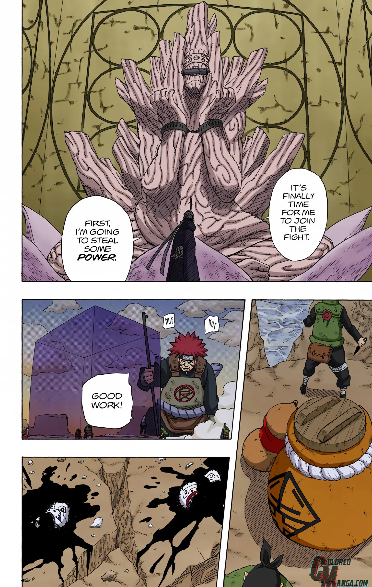 Naruto Colored Manga Online, chapter 536, page 14