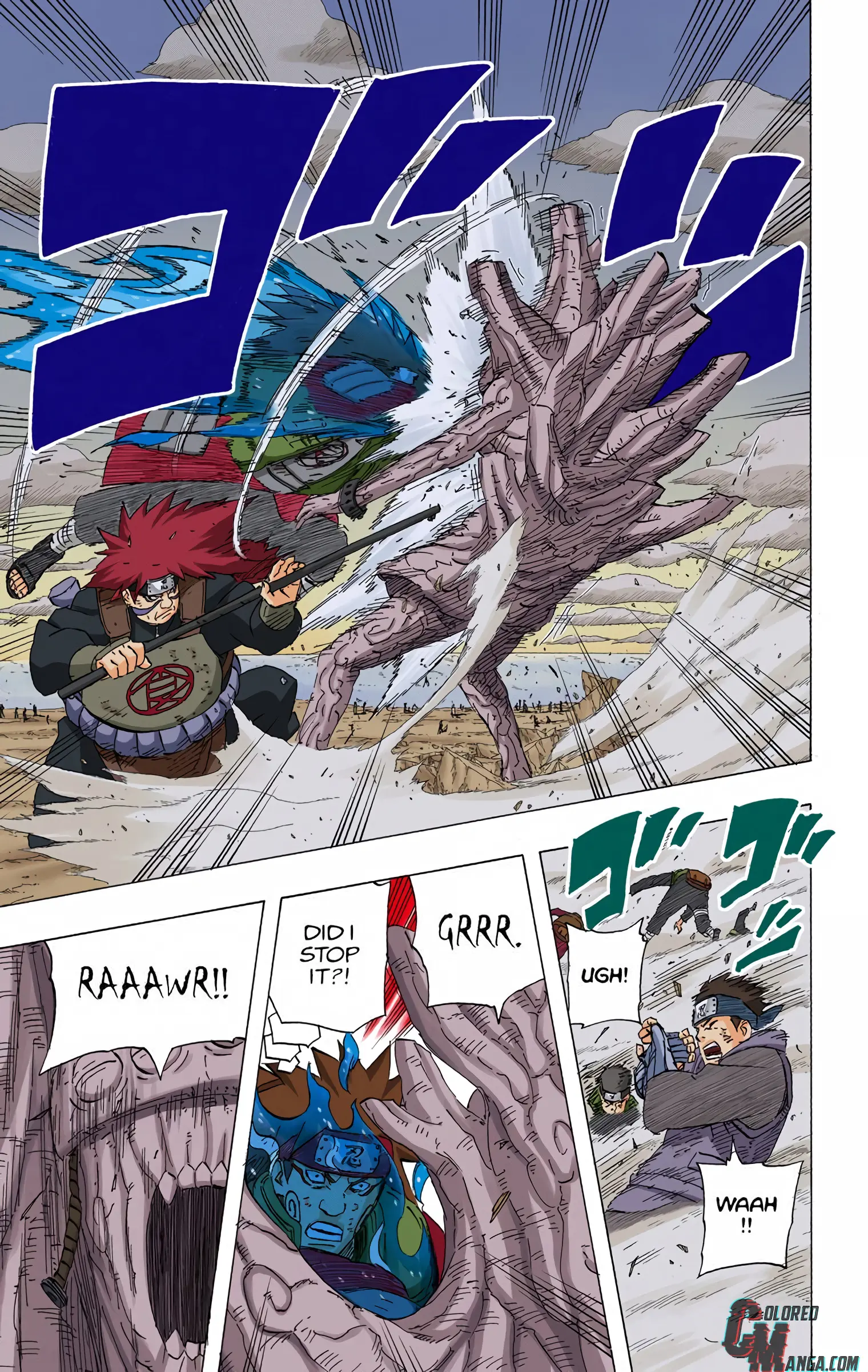 Naruto Colored Manga Online, chapter 537, page 3