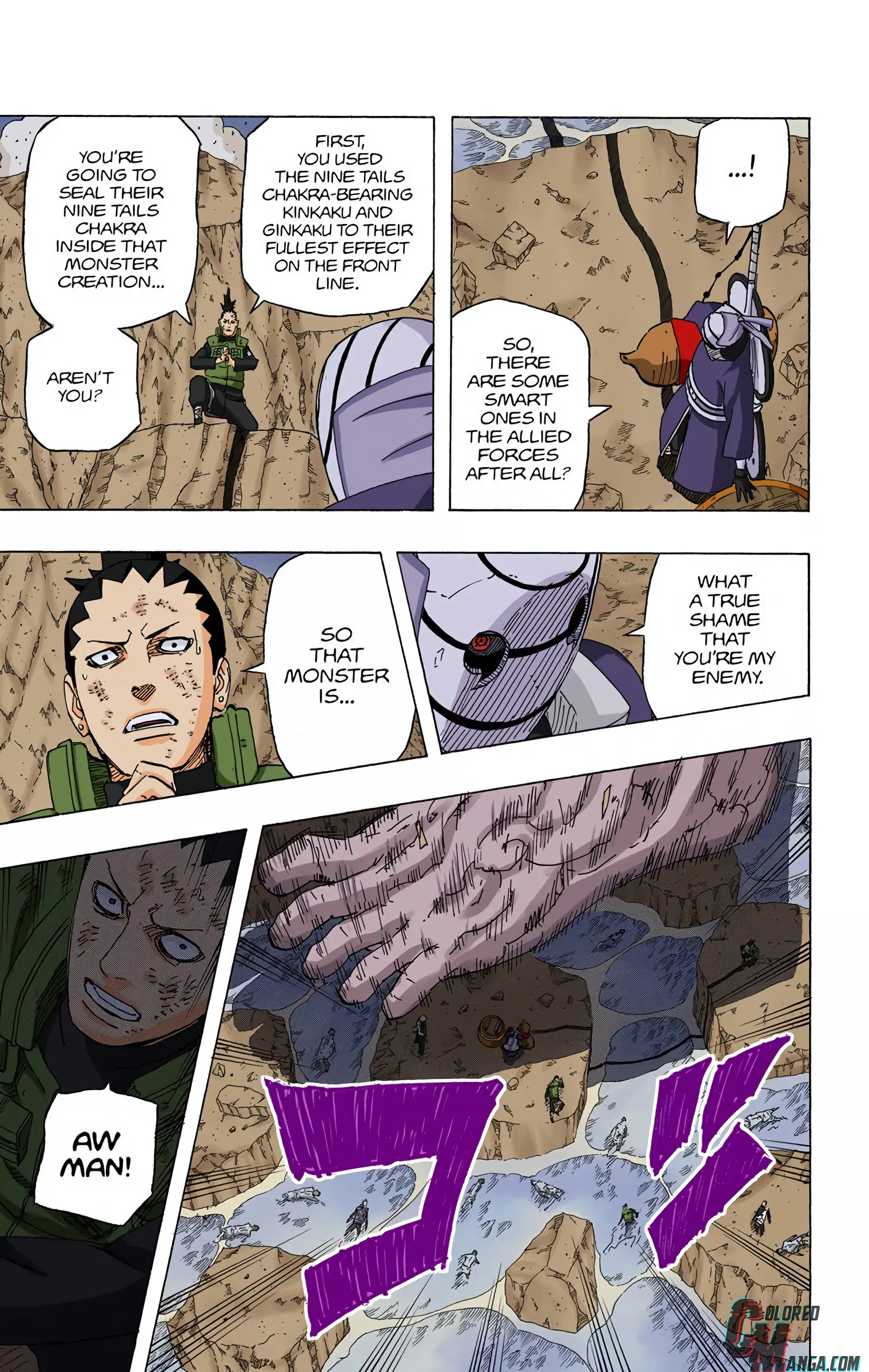 Naruto Colored Manga Online, chapter 537, page 11