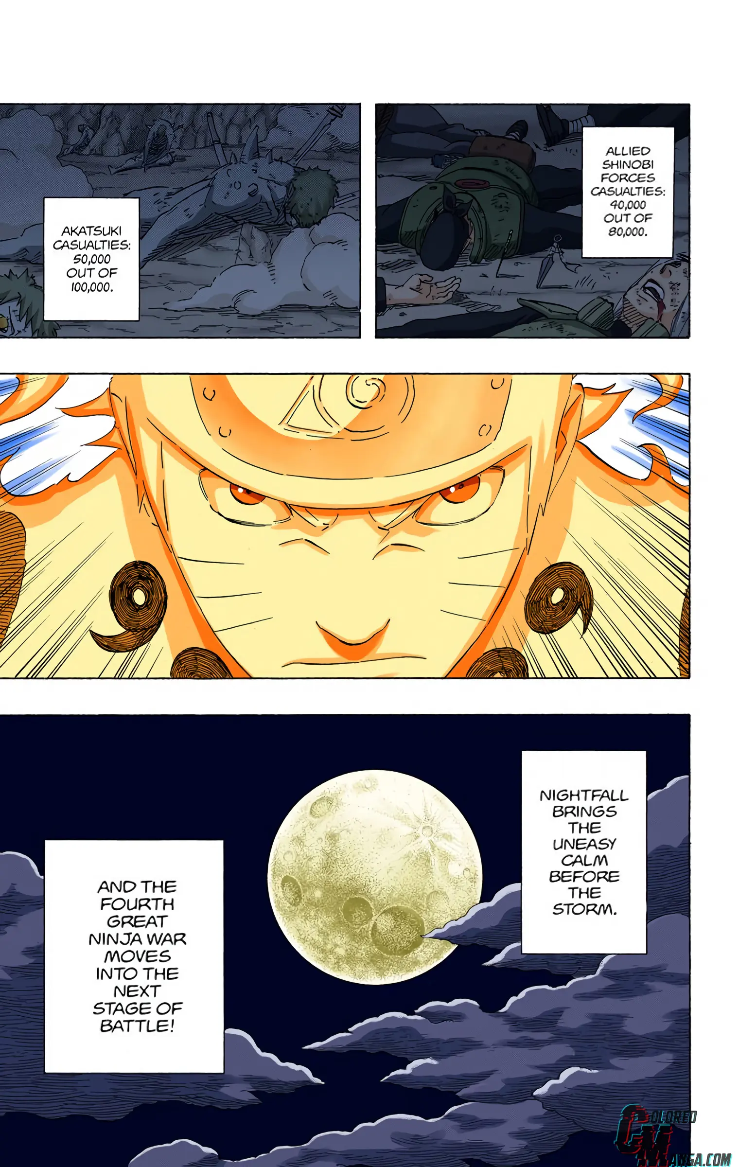 Naruto Colored Manga Online, chapter 537, page 15
