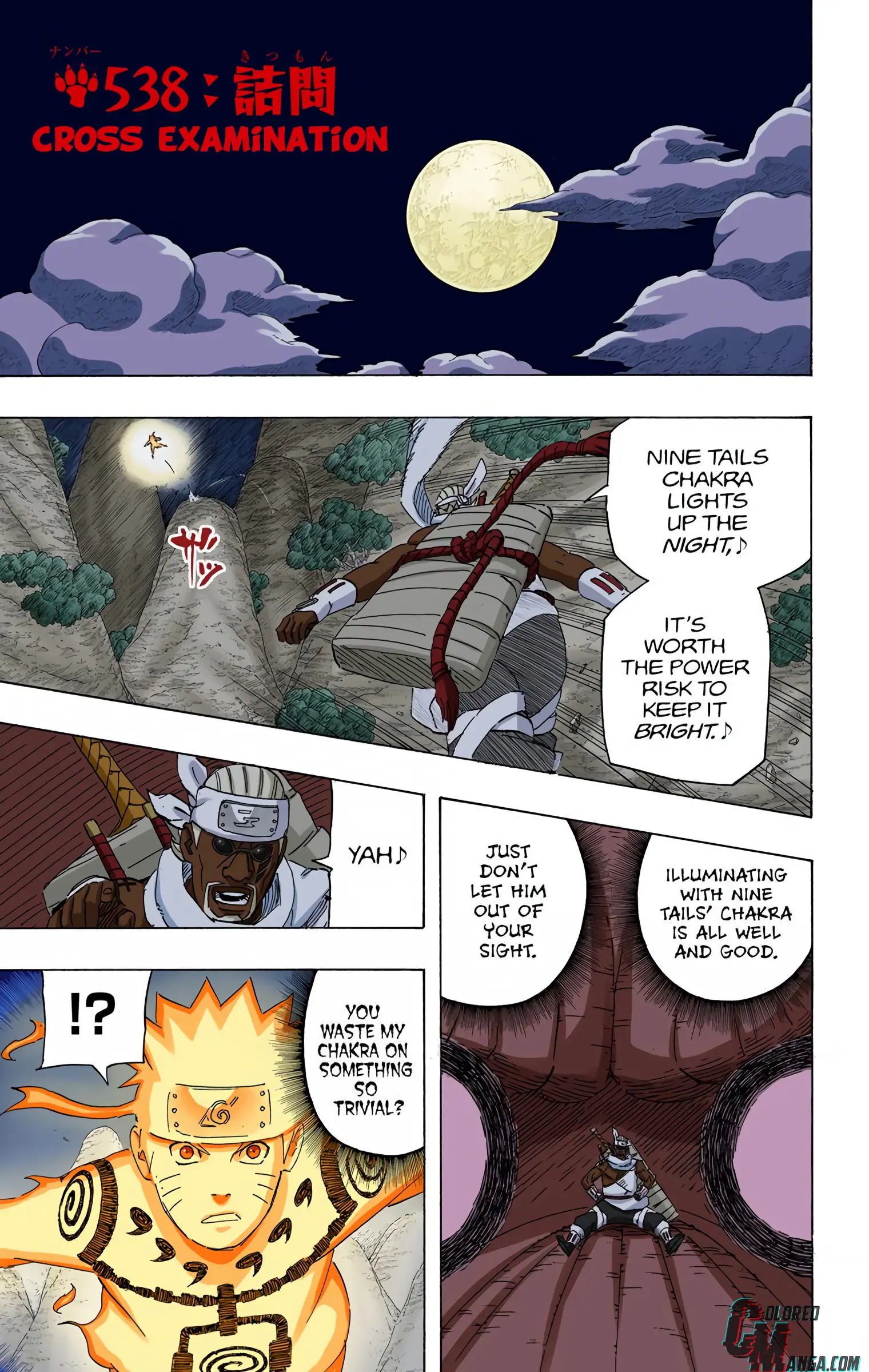 Naruto Colored Manga Online, chapter 538, page 1