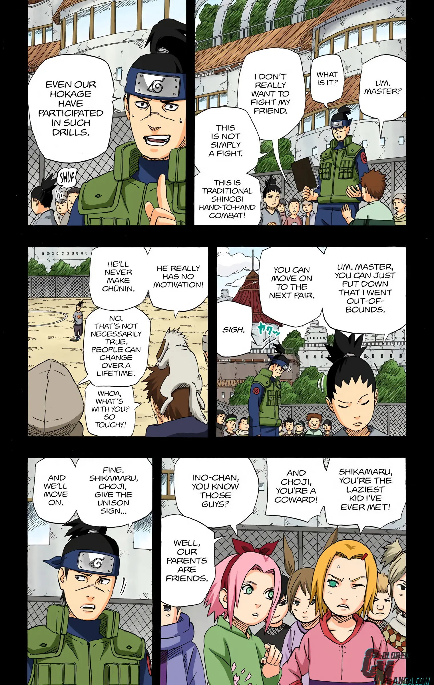 Naruto Colored Manga Online, chapter 538, page 7
