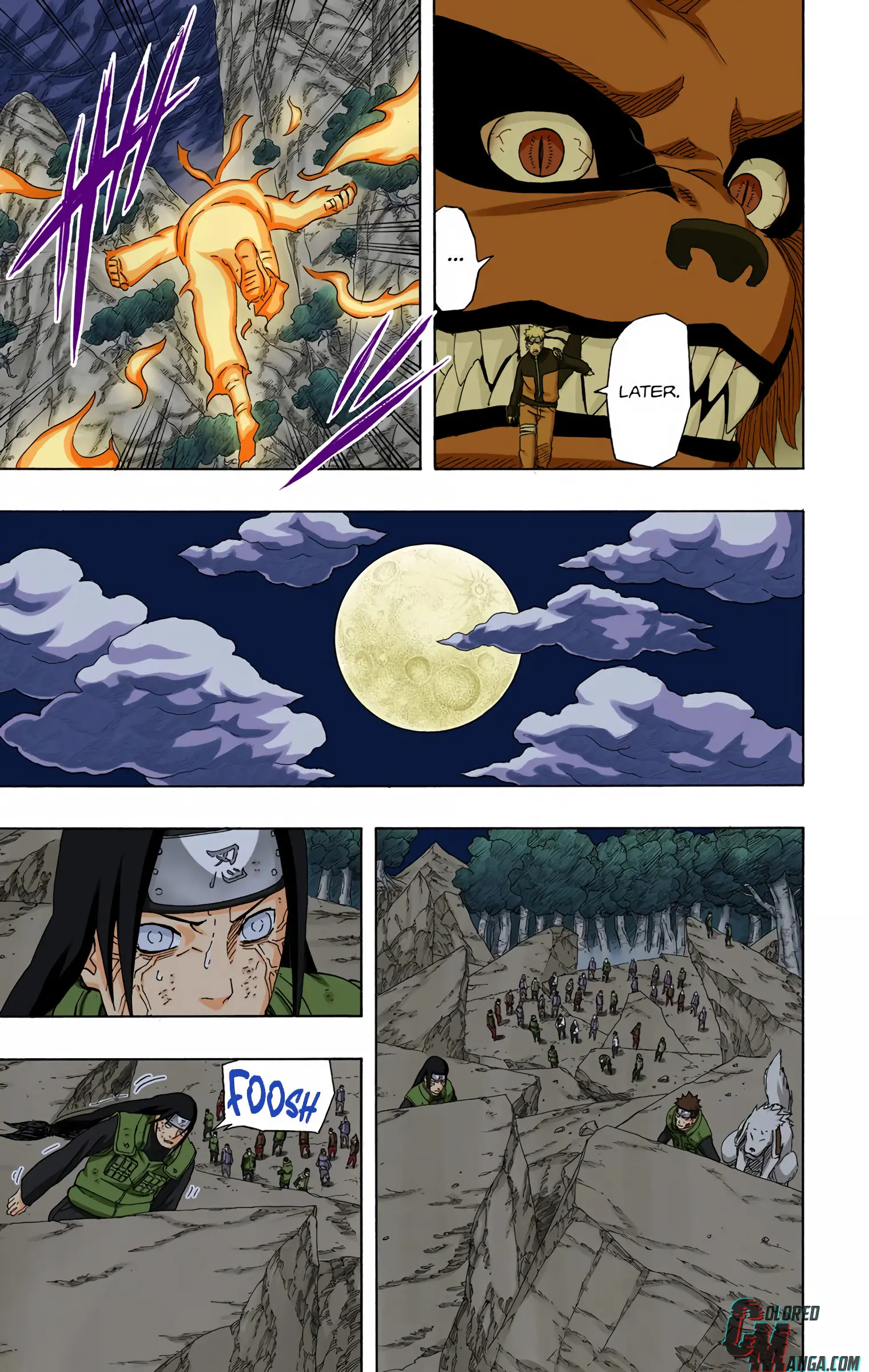 Naruto Colored Manga Online, chapter 539, page 3